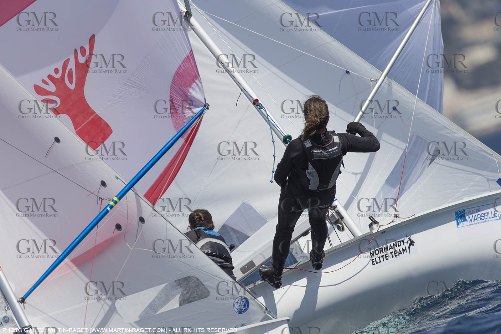 12 04 2015, Marseille (FRA), Yachting Club de la Pointe Rouge - Coupe Internationale de Printemps des 470, Final Day