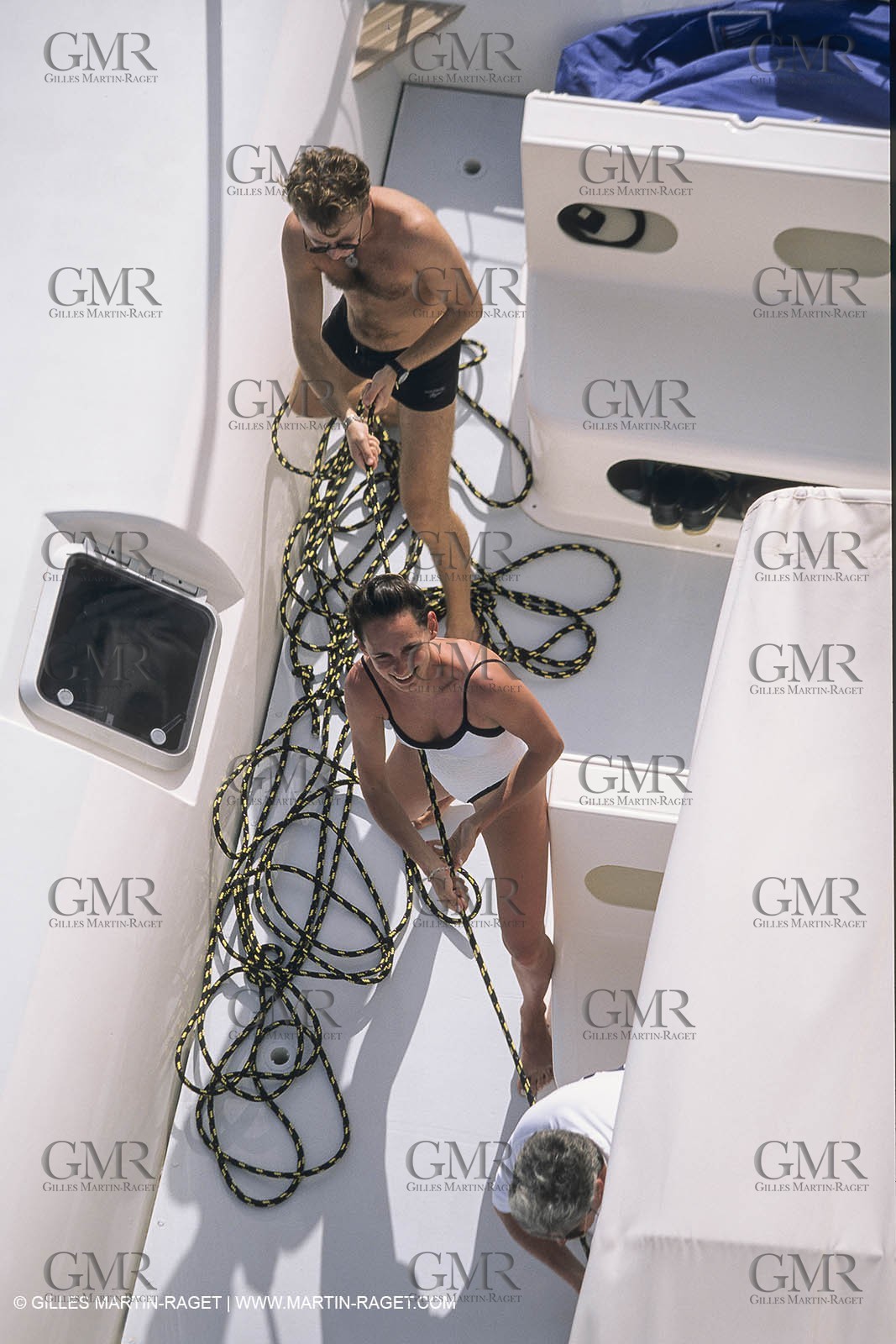 Voile, croisière, personnages, couples