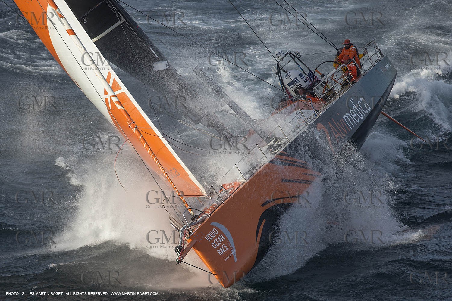 19 11 2014, Cape Town (ZAF), Volvo Ocean Race 2014-15, Team Alvimedica, Start Leg 2