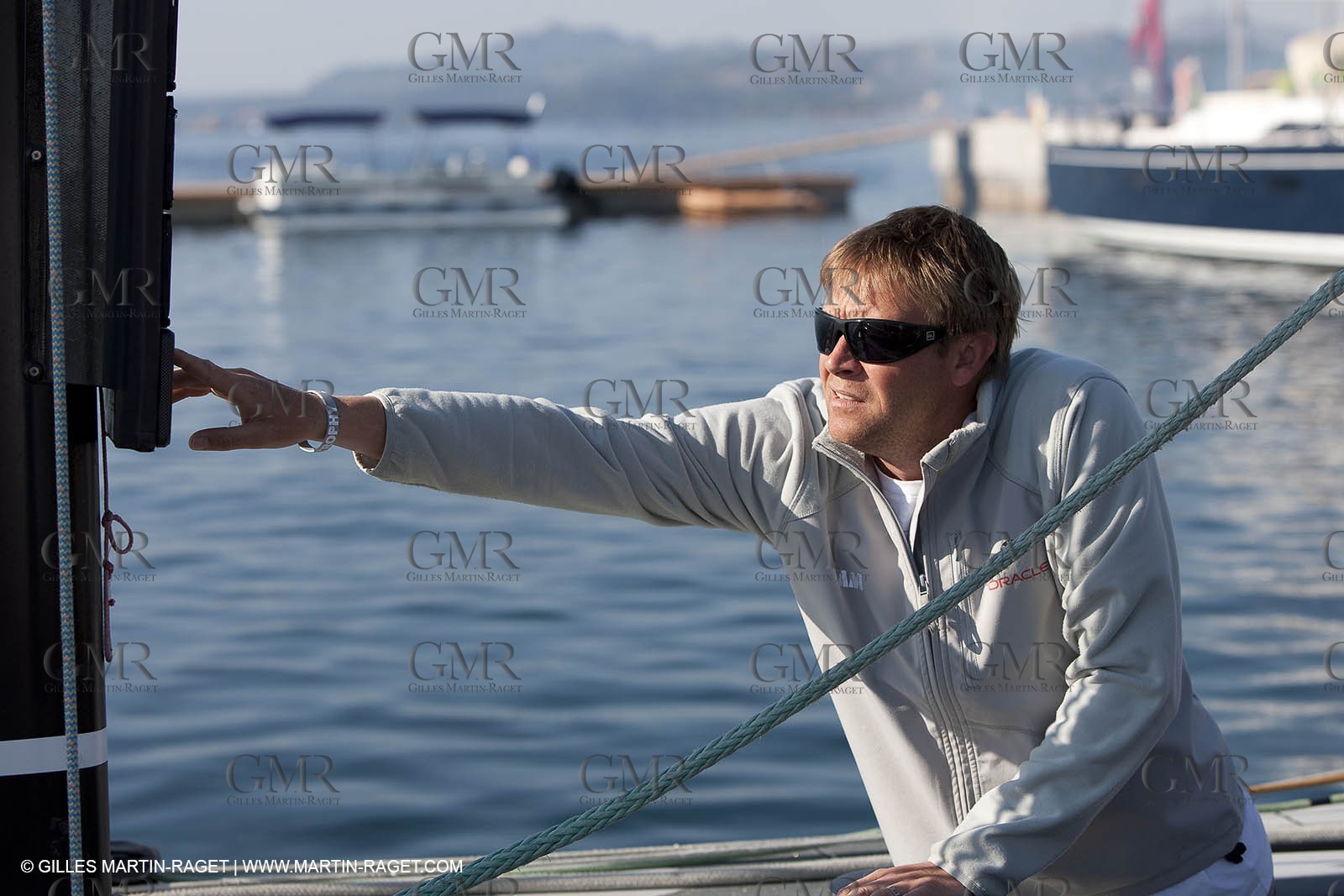 19 05 2010 - La Maddalena (ITA, Sardinia) Louis Vuitton Trophy - BMW ORACLE Racing - Training