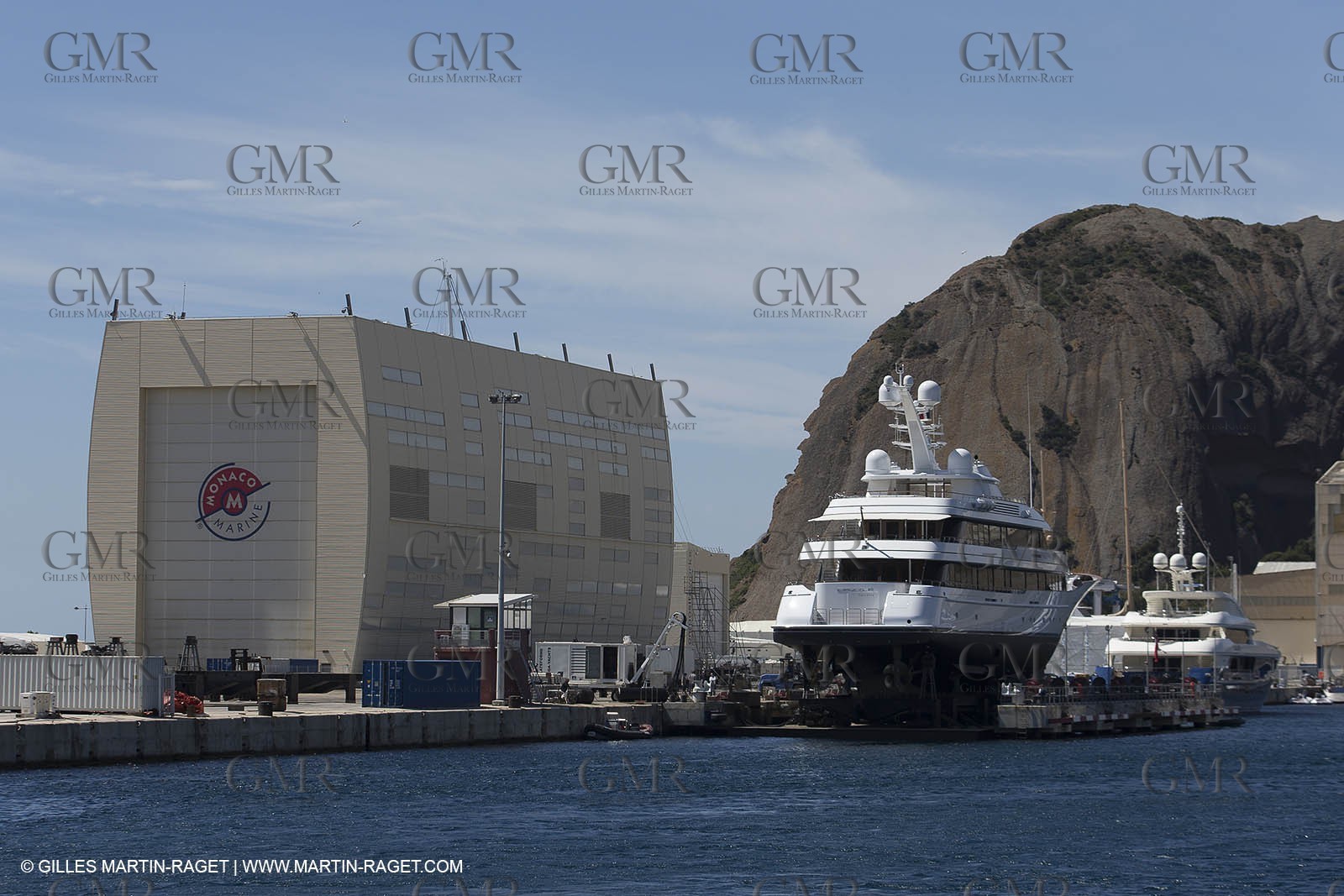 Al Azizi first sea trial - H2X boatyard - Oceanographjic research ship - La Ciotat (FRA,13) - 26 05 2014