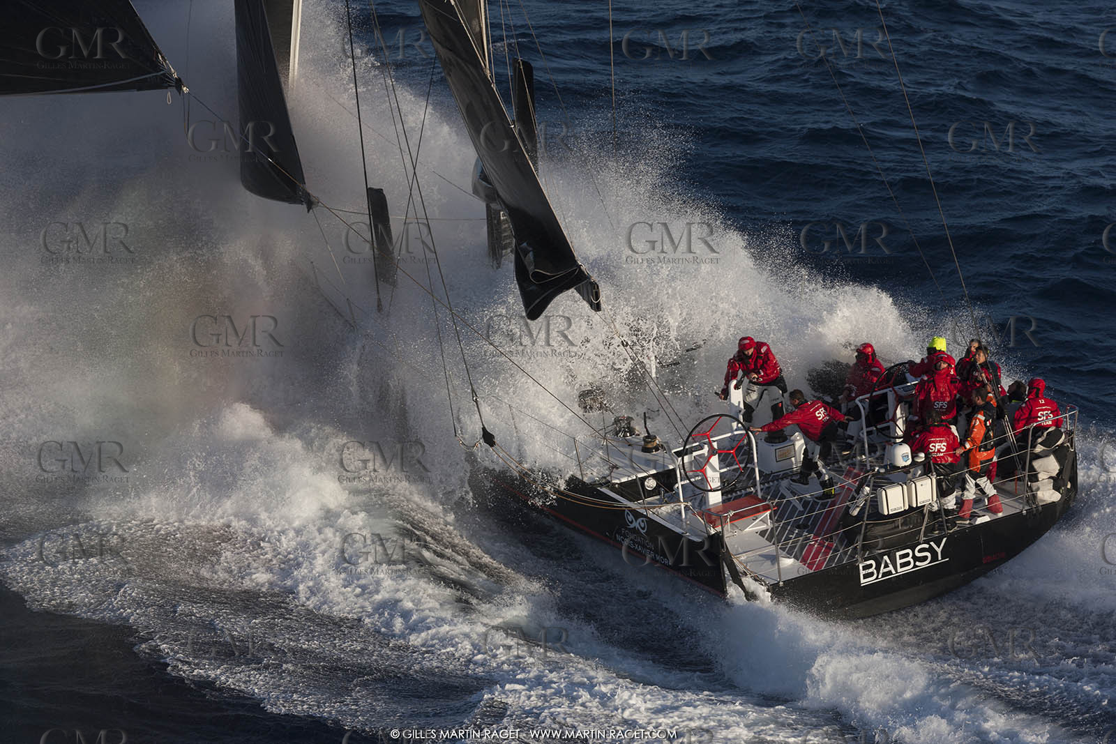09 10 2017, Calvi (FRA,20), VOR 70 Babsy, Tentative de record autour de la Corse à la voile, skipper Franck Cammas