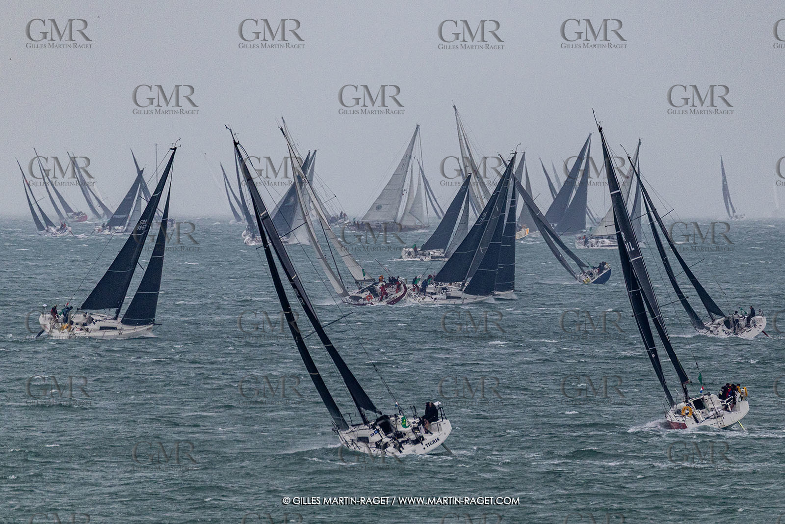 26 07 2025, Cowes (UK, IOW), Admiral's Cup 2025, Rolex Fastnet Race start,