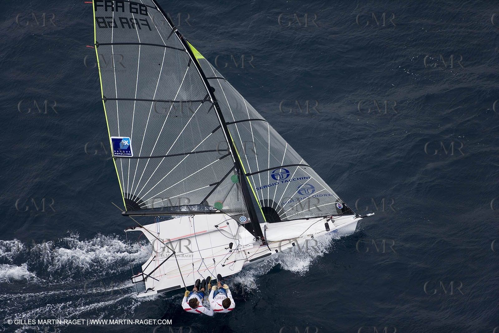 26 04 2007 - 2007 Semaine Olympique Française - Hyères (South of France) - Day 5 - Team France - 49er - Monteau-Guillou