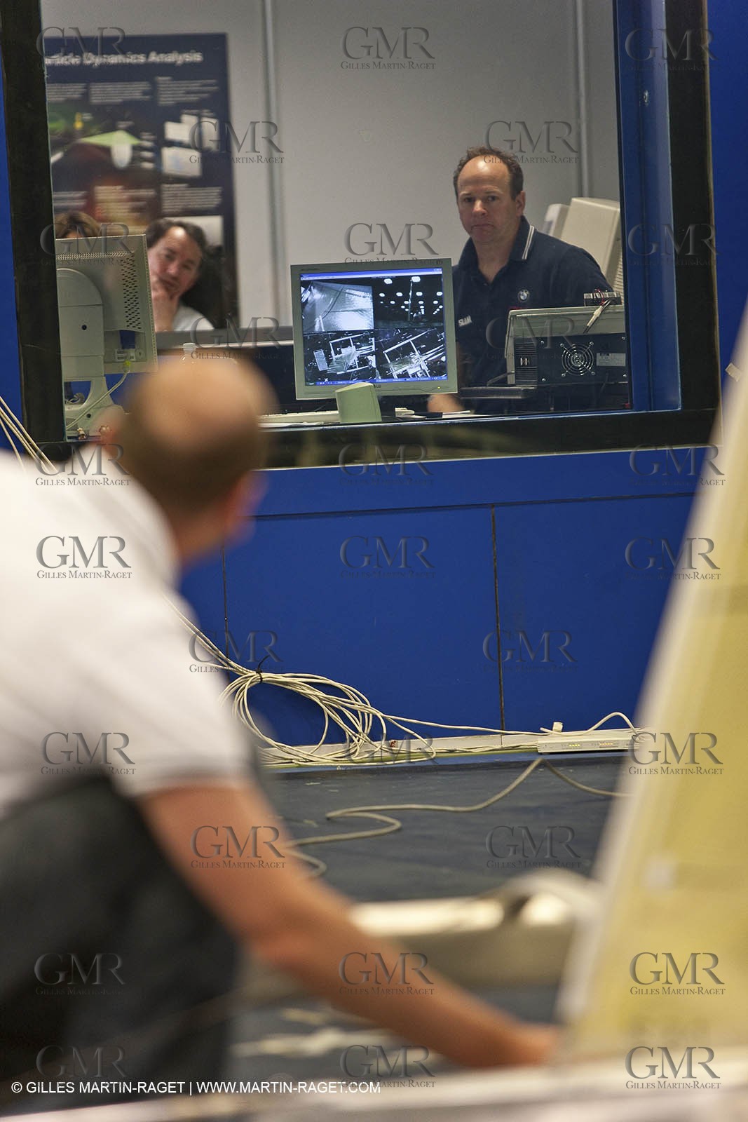24 04 2009 - Milano (ITA) - 33rd America's Cup - BMW ORACLE Racing - Model testing at Milano Polythecnic school wind Tunnel