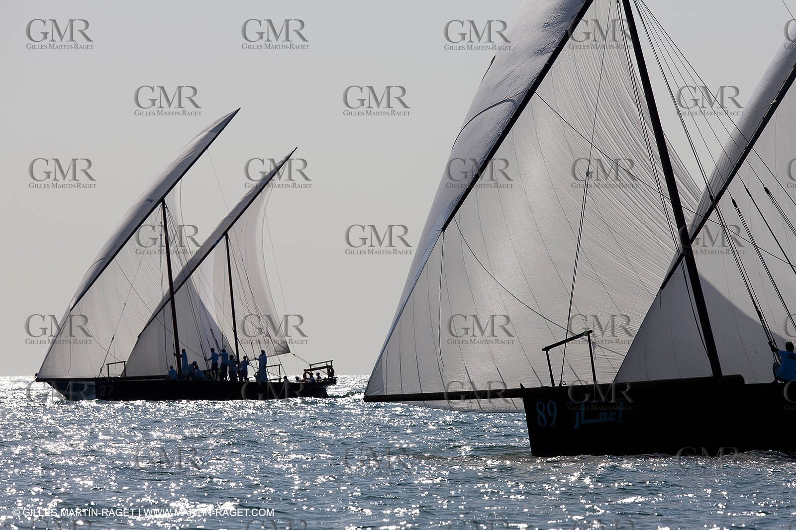 20 11 2010 - Dubai (UAE) - Dubai Louis Vuitton Trophy - Traditionnal dhow races for competing teams