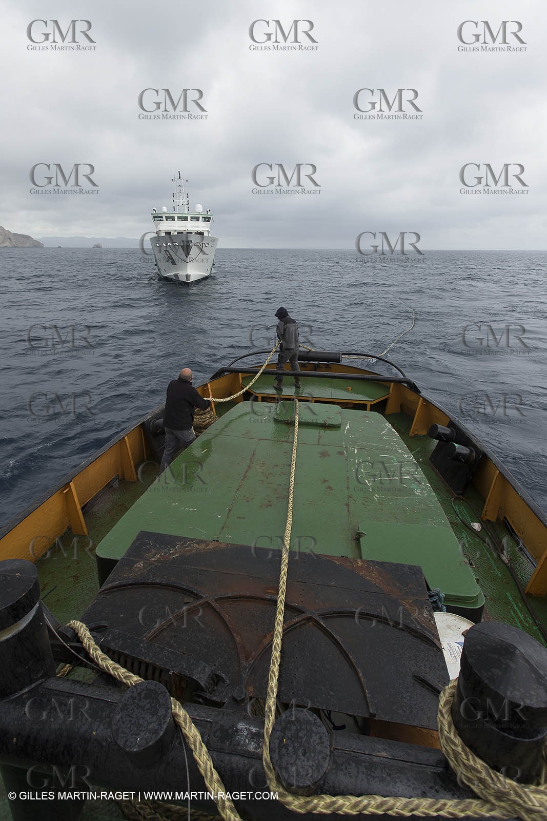 Al Azizi first sea trial - H2X boatyard - Oceanographjic research ship - La Ciotat (FRA,13) - 26 05 2014