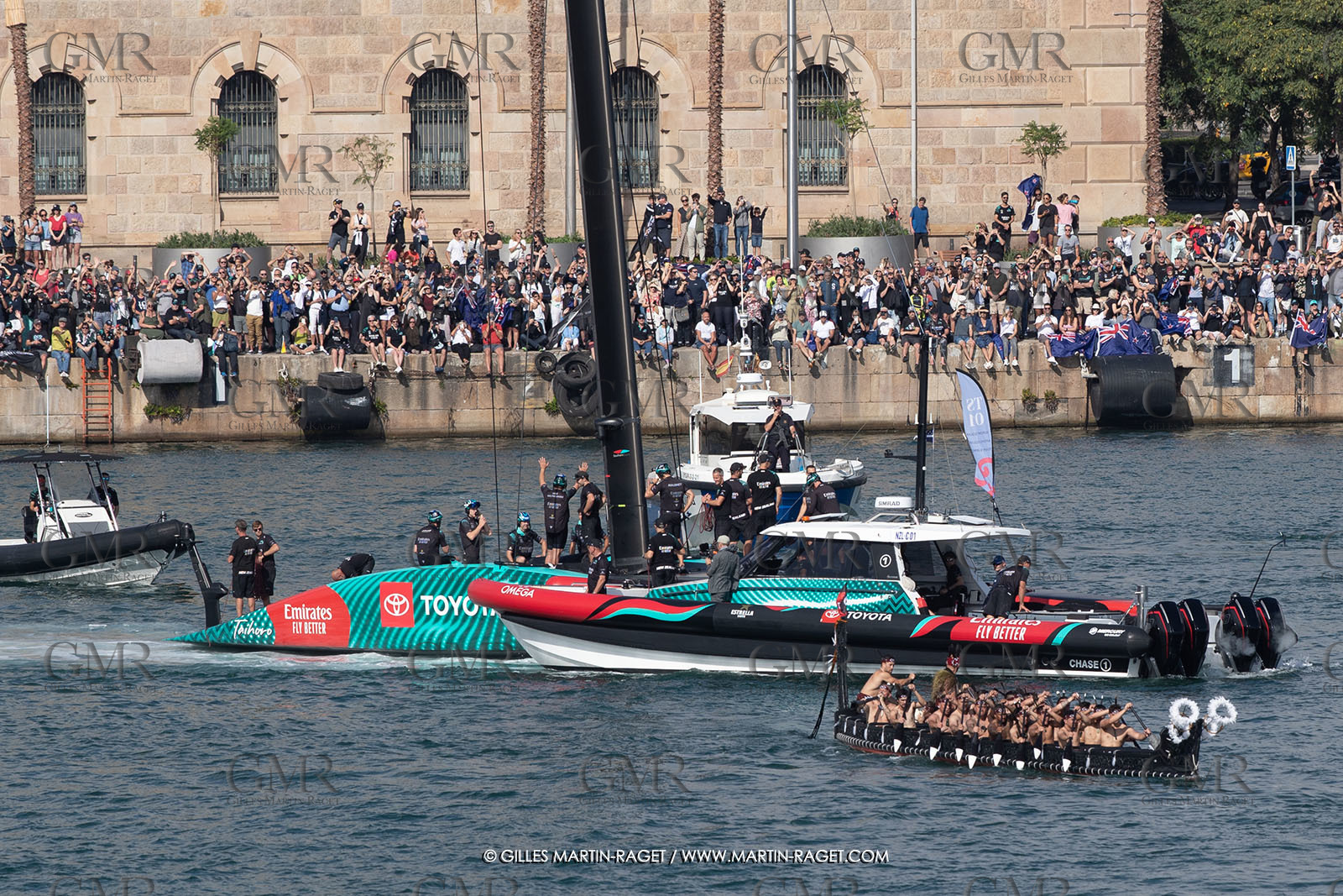 13 10 2024, Barcelona (ESP), Louis Vuitton 37th America's Cup, Final Match, Race Day 2
