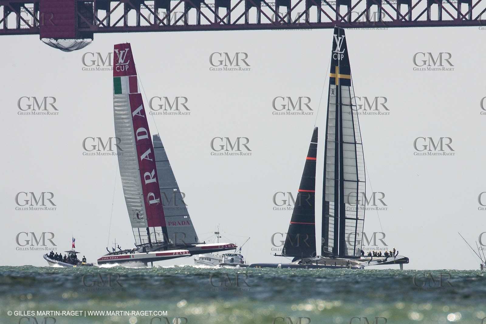 07 08 2013 - San Francisco (USA,CA) - 34th America's Cup - Louis Vuitton Cup - Semi-finals - Luna Rossa vs Artemis Racing - Race 2