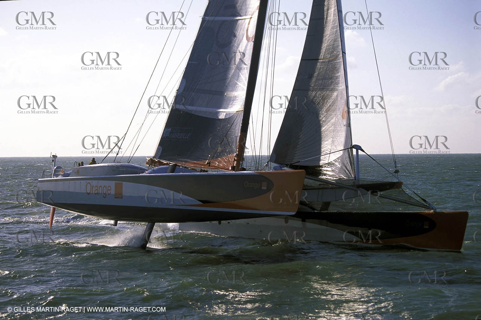 La Trinité mer - Orange II first sea trials