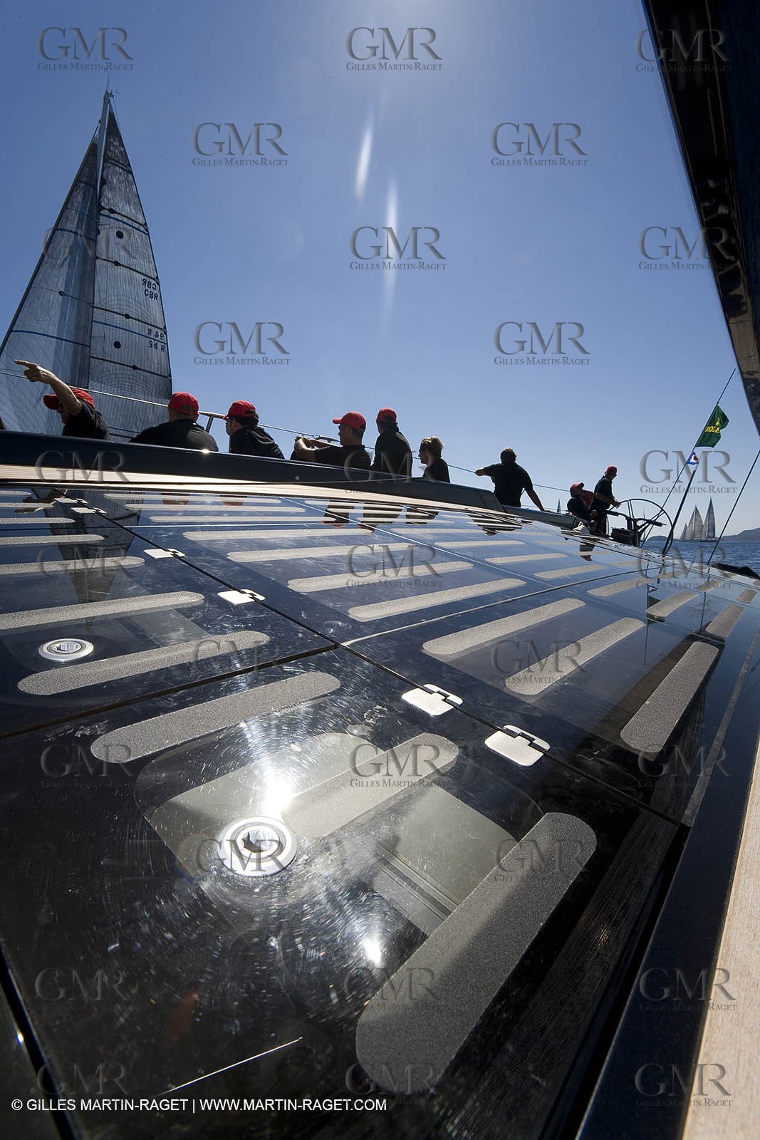 03 09 06 - Porto Cervo (Sardinia) - Maxi World Cup 2006 - Onboard Wally 90 Tango