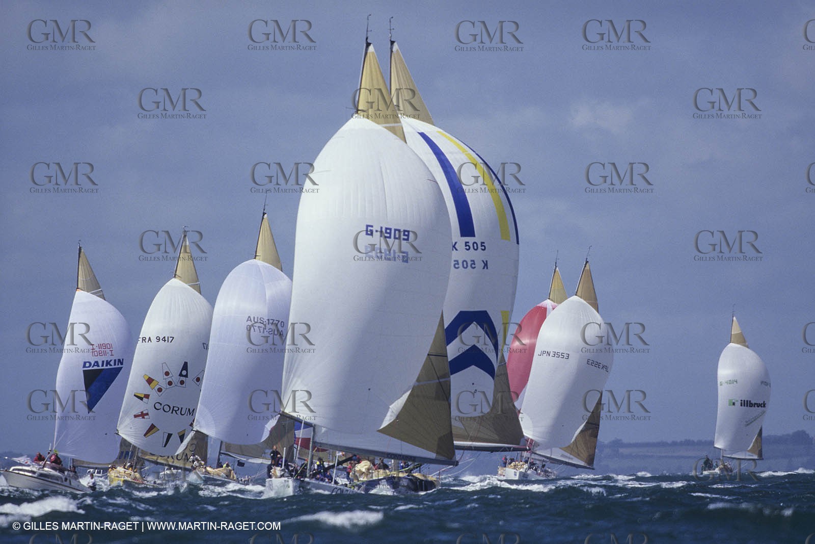 Sailing, Yacht Racing, Admiral's Cup, Cowes Week, Cowes (UK, IOW)
