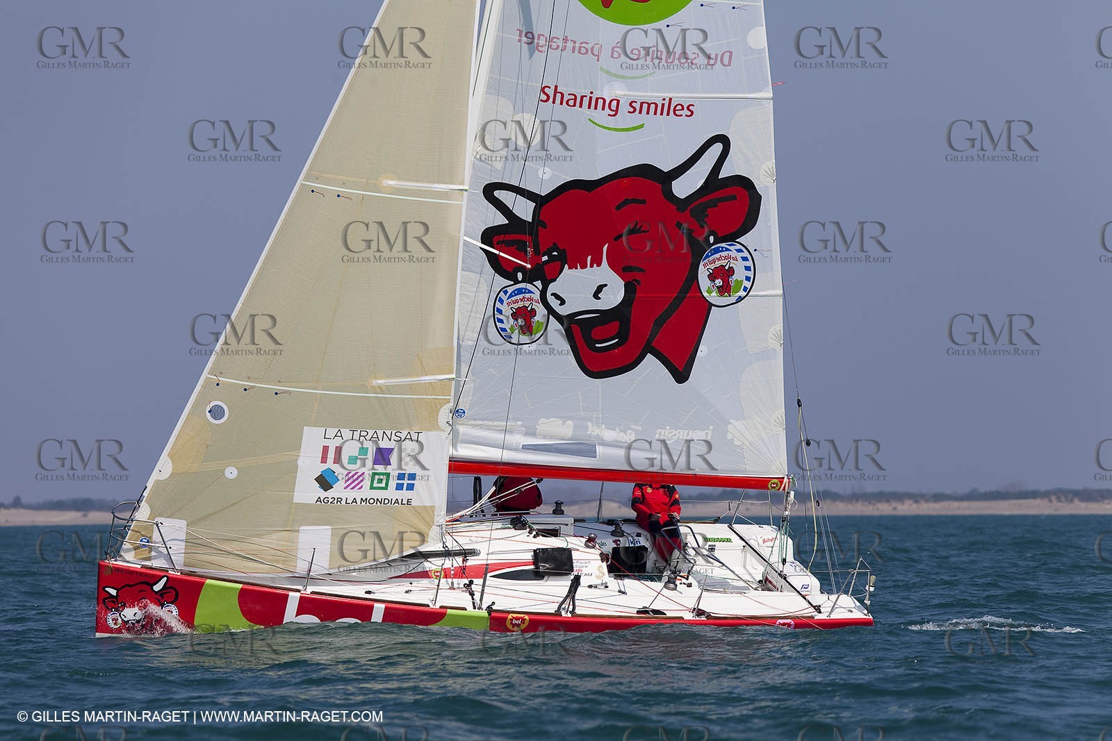 13 03 2010 -  La Grande Motte   Port Camargue (FRA) - Groupe Bel - Kito de Pavant   Sebastien Audigane training for Transat AG2R
