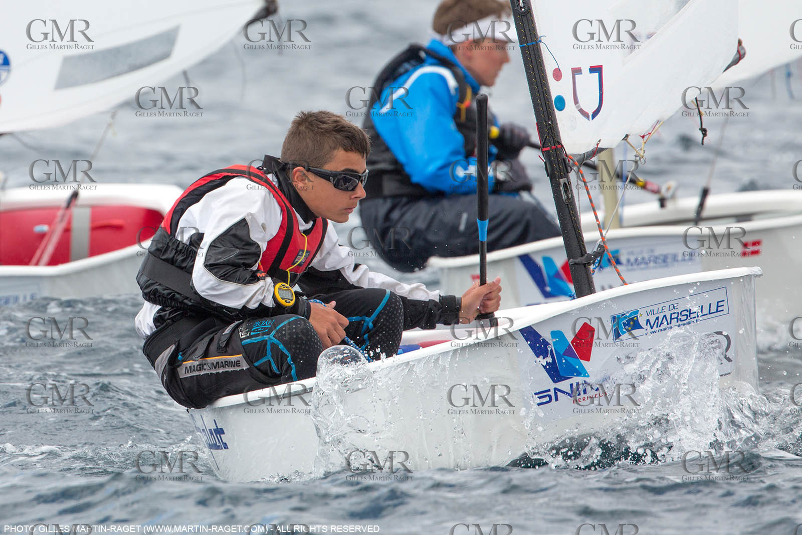 15 04 2016, Marseille (FRA,13), SNIM Dériveurs, Coupe Internationale de Printemps Optimist, Final Day