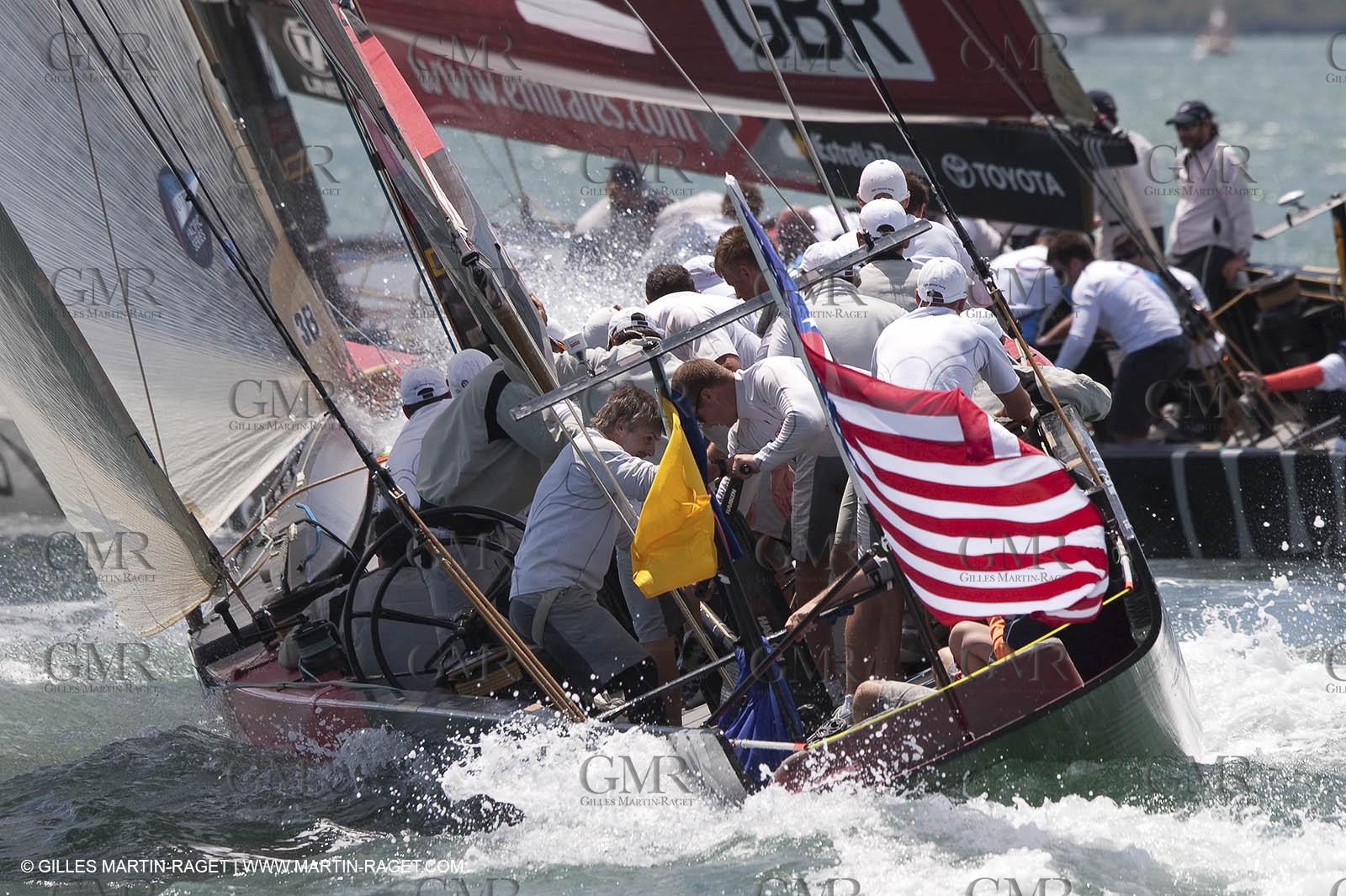 06 02 2009 - Auckland (NZL) -  Louis Vuitton Pacific Series -  Racing Day 6 - Round Robin 2
