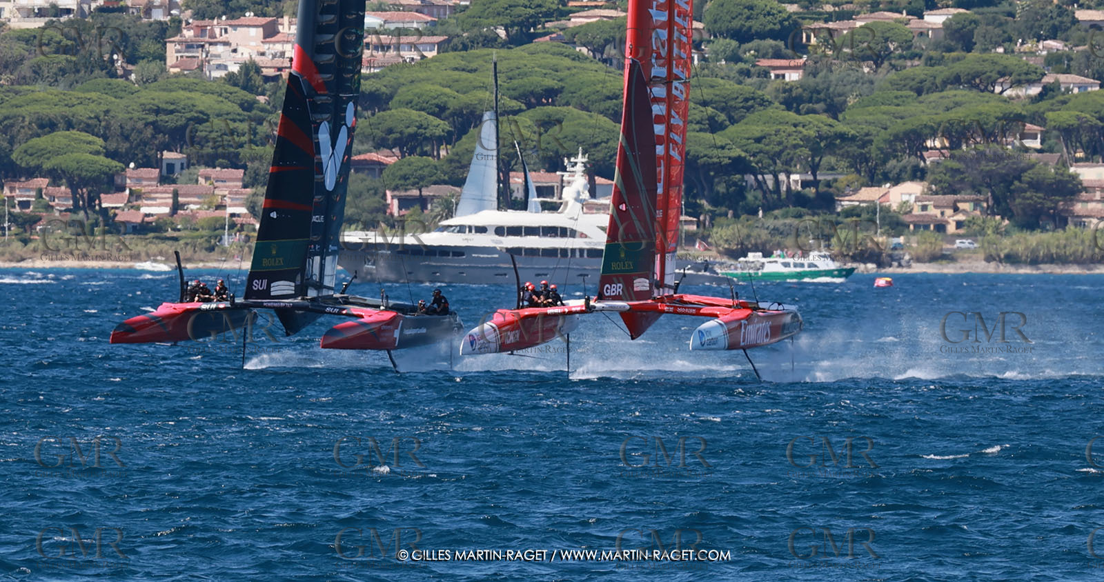 10 09 2025, Saint-Tropez,(FRA), Rockwool SailGP France Saint-Tropez, Race Day 1