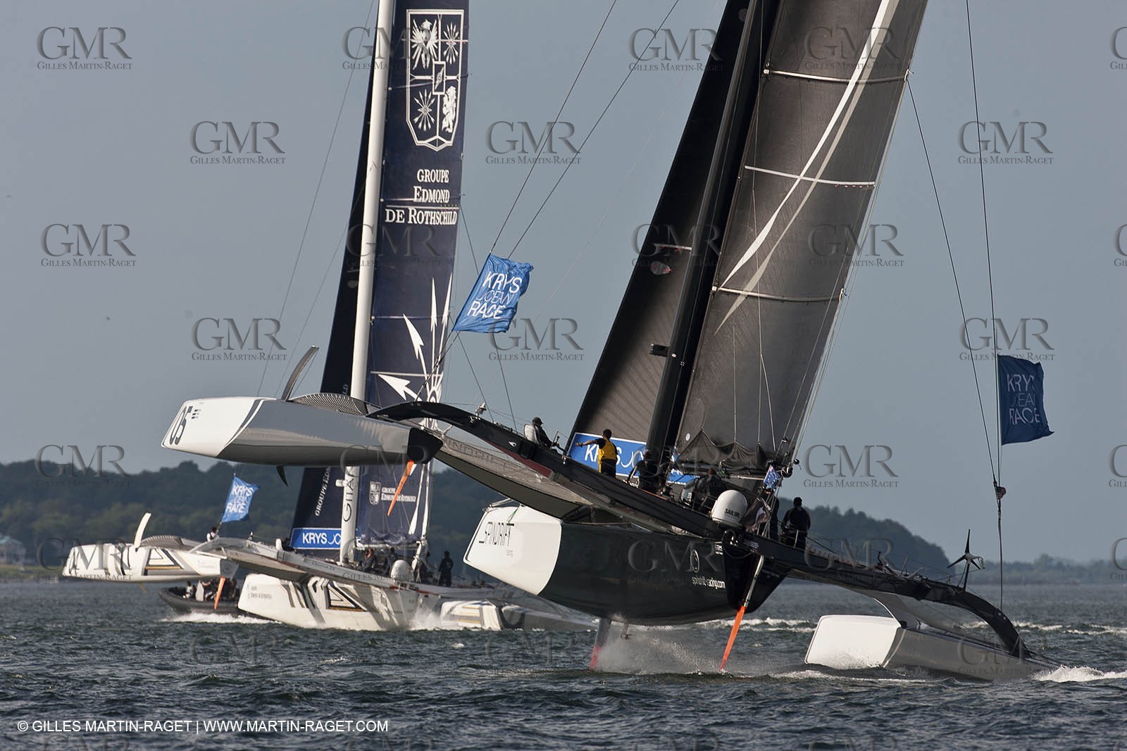 02 07 2012 - Newport (RI) -start of the Krys Ocean Race pre-event sailed between Newport and New York