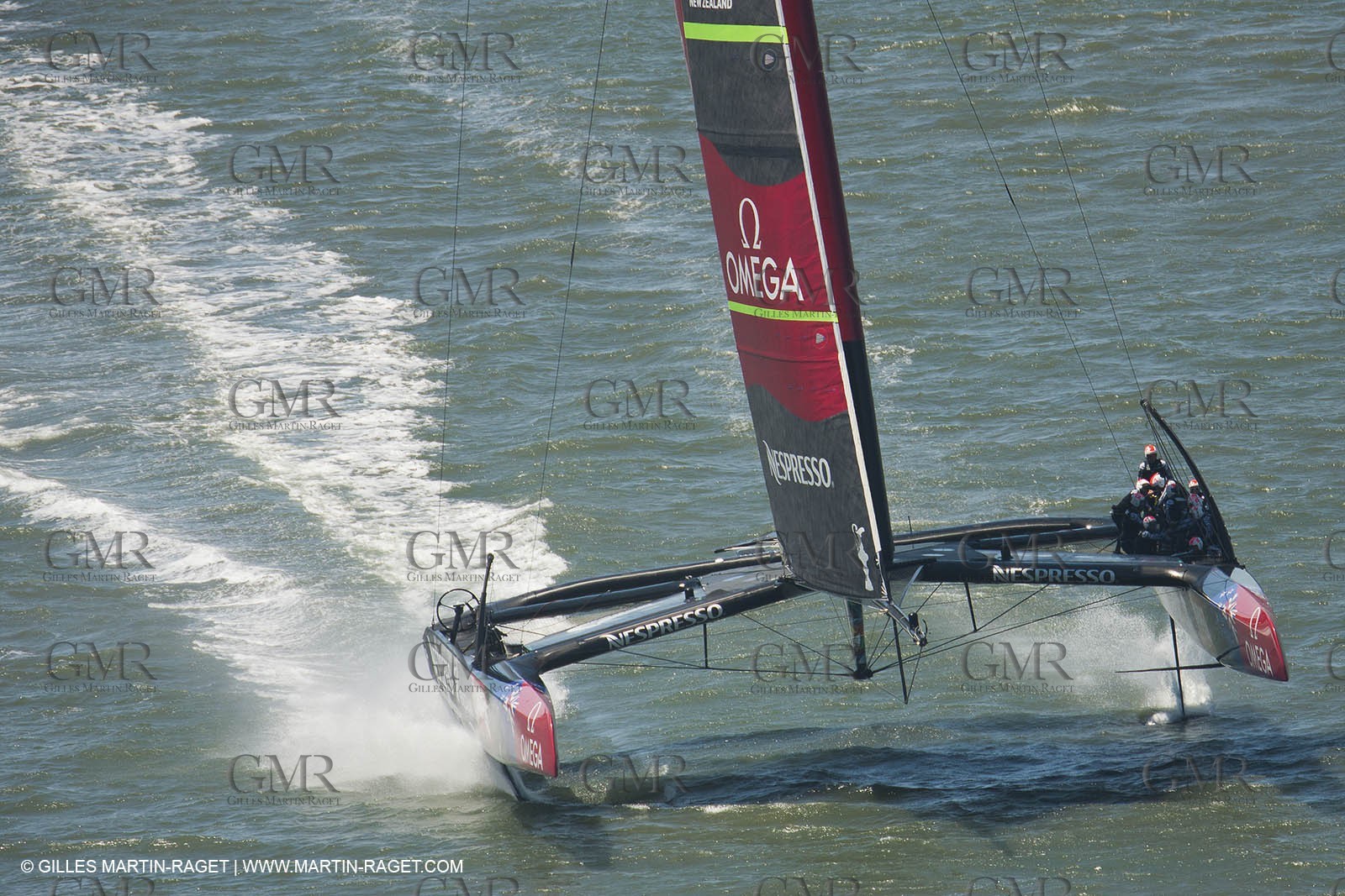 08 07 2013 - San Francisco (USA,CA) - 34th America's Cup - Louis Vuitton Cup - Round Roin - Race day 2 - Emirates Team New Zealand Vs Artemis (forfeit)