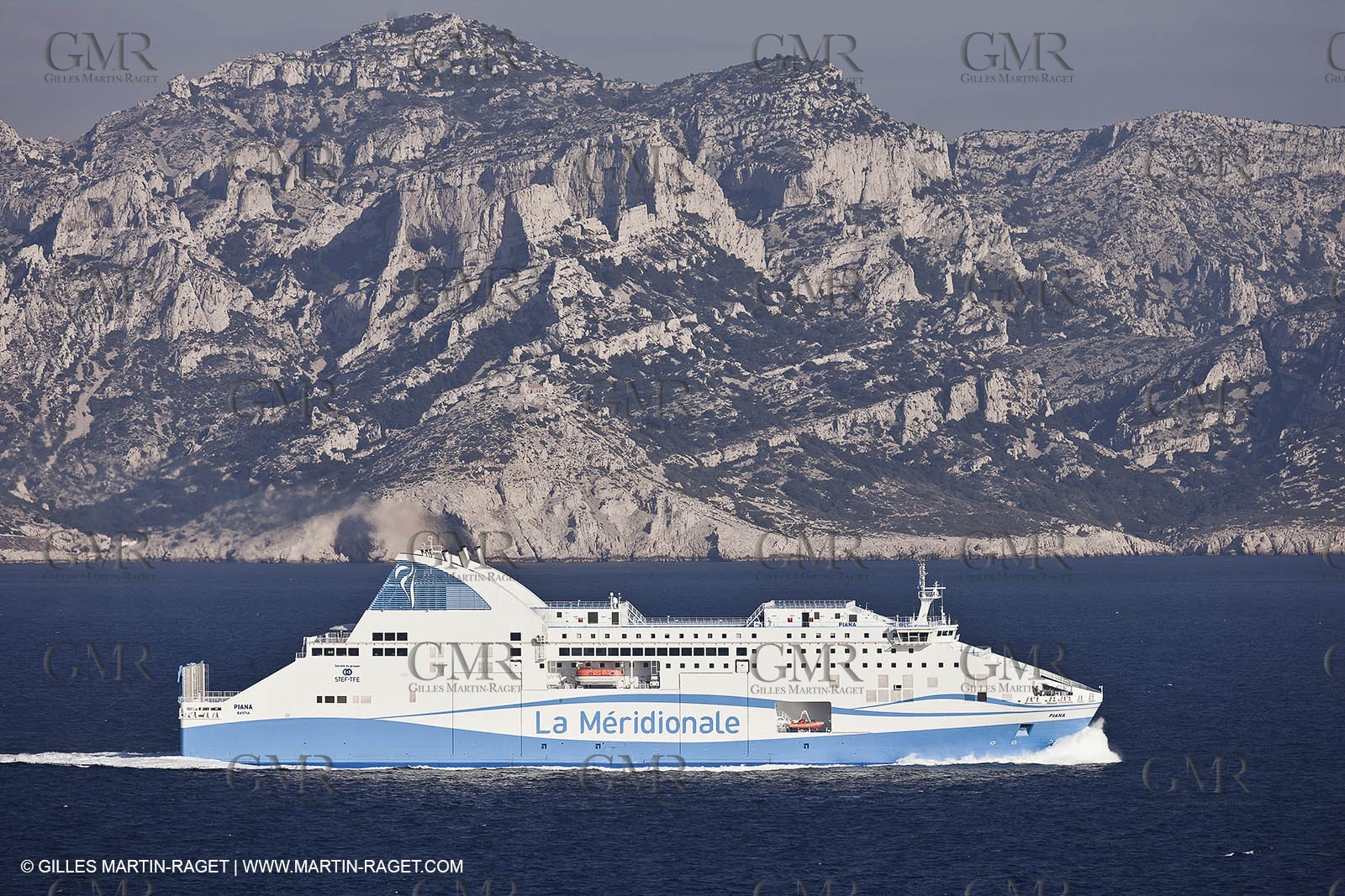 14 01 2012 - Marseille (FRA,13) - La Meridionale shipping company - the Piana off Marseille and the Calanques