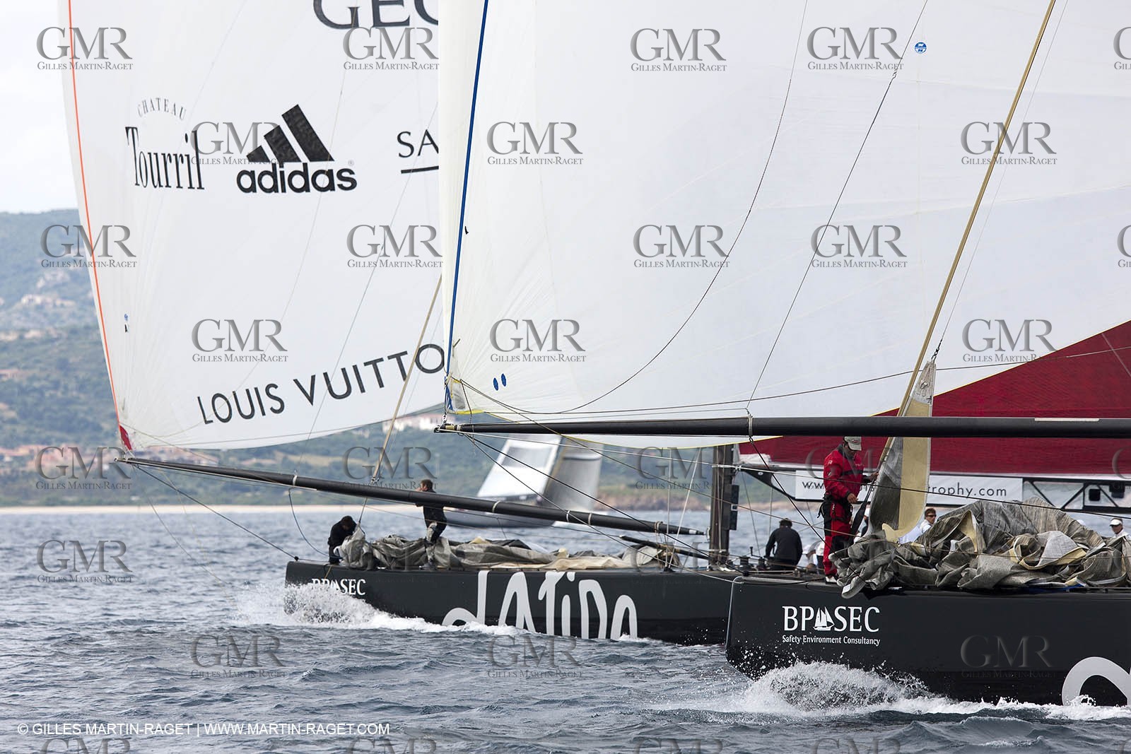 19 05 2010 - La Maddalena (ITA, Sardinia) Louis Vuitton Trophy - BMW ORACLE Racing - Training