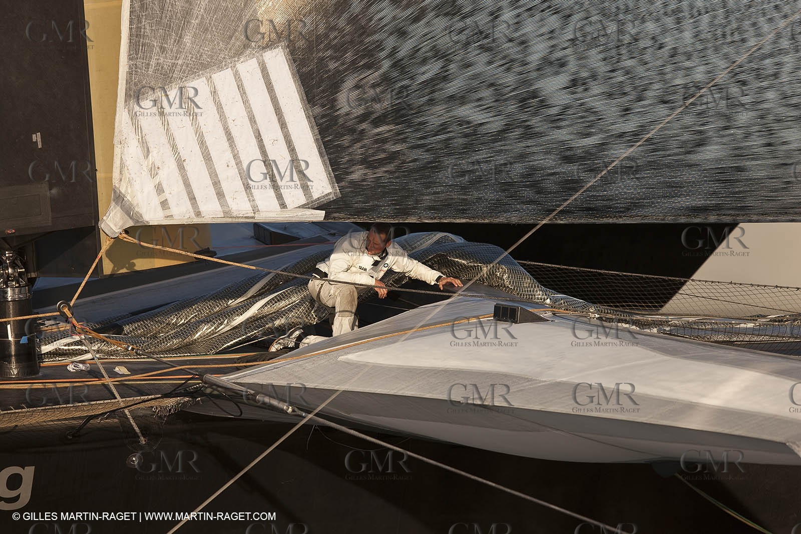 27 01 2010 - Valencia (ESP) - 33rd America's Cup - BMW ORACLE Racing - Training in Valencia