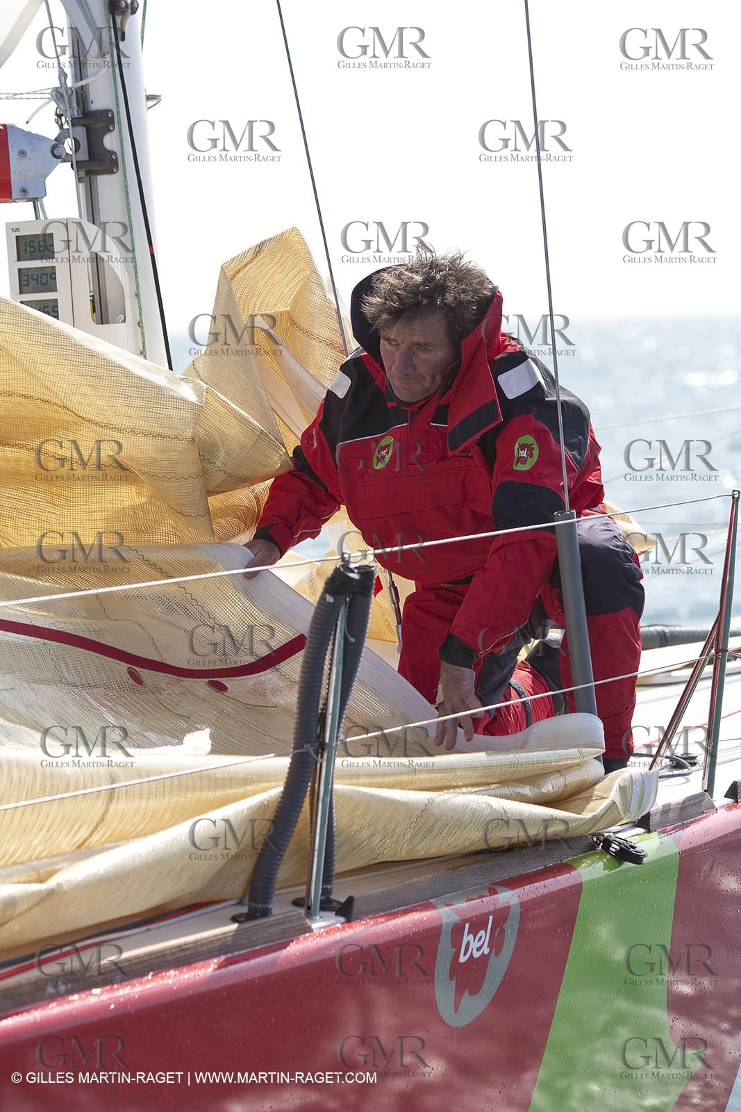 13 03 2010 -  La Grande Motte   Port Camargue (FRA) - Groupe Bel - Kito de Pavant   Sebastien Audigane training for Transat AG2R