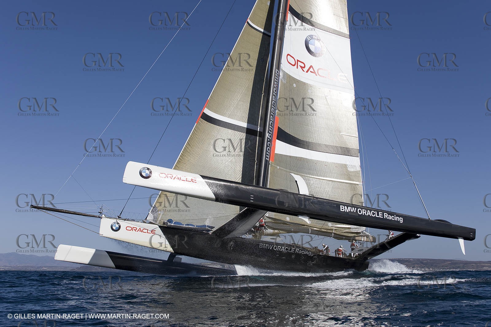 11 10 2008 - San Diego (CA, USA) - America's Cup - BMW ORACLE Racing - 90 ft trimaran sea trials - San Diego session - Sail 4