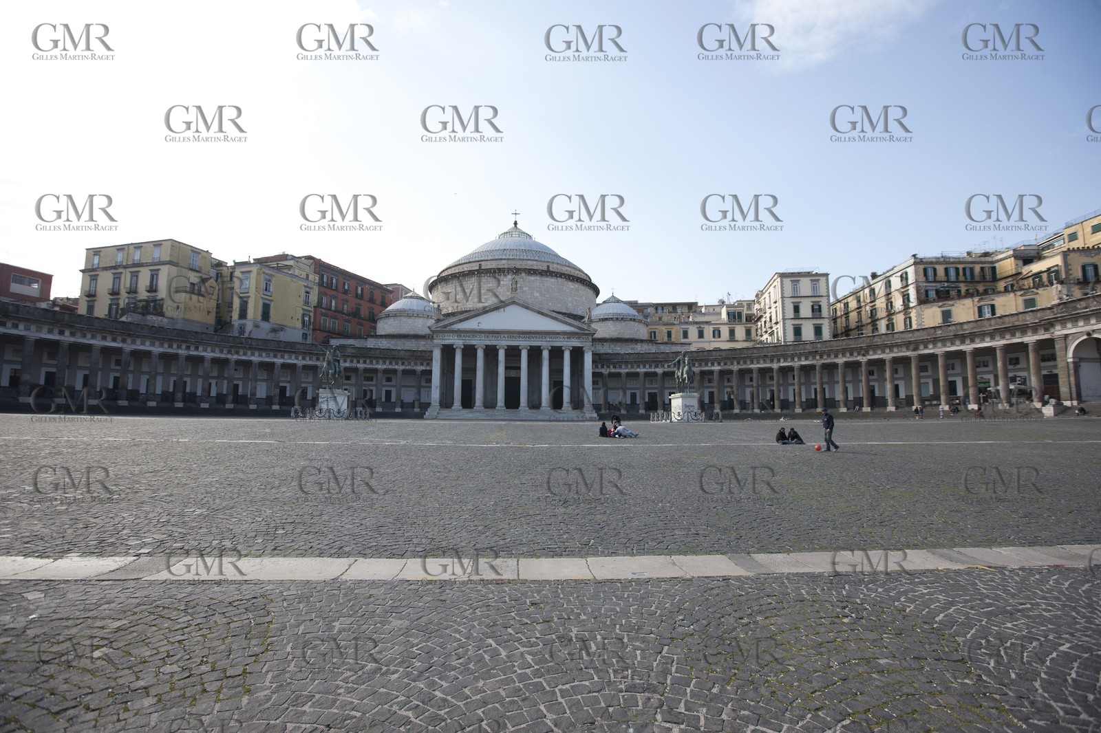 24 02 2012 - Naples (ITA) - 34th America's Cup - America's Cup World Series Naples 2012 - Naples Preview - Basilico San Francesco di Paola - Piazza Plebiscito