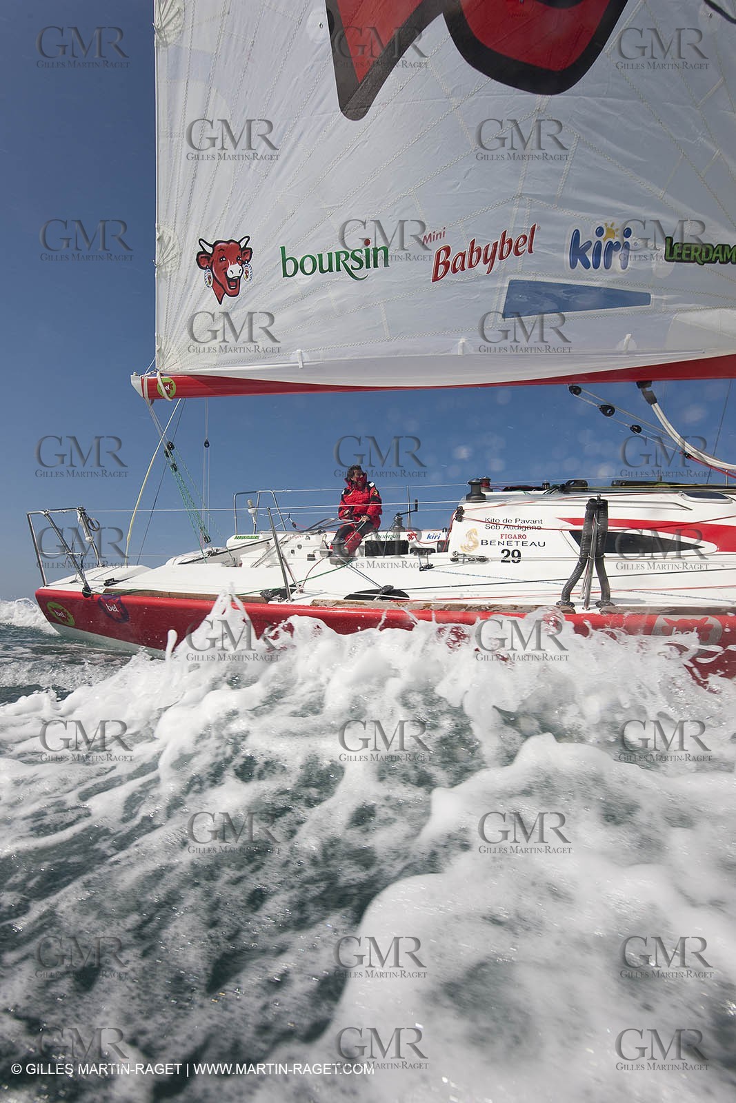 13 03 2010 -  La Grande Motte   Port Camargue (FRA) - Groupe Bel - Kito de Pavant   Sebastien Audigane training for Transat AG2R