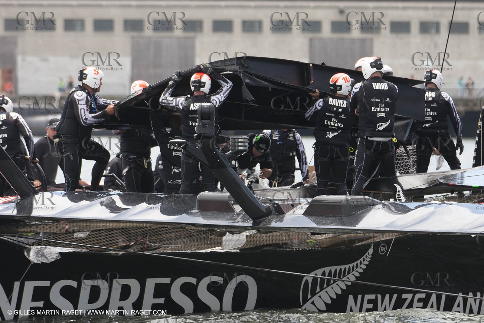 16 08 2013 - San Francisco (USA,CA) - 34th America's Cup - Louis Vuitton Cup - Louis Vuitton Cup Final - Race Day 1 - Race 1