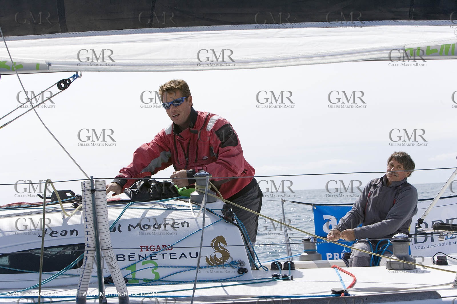 27 03 08- La Grande Motte- (FRA,34) Transat AG2R 2008- Jean-Paul Mouren- Laurent Pellecuer