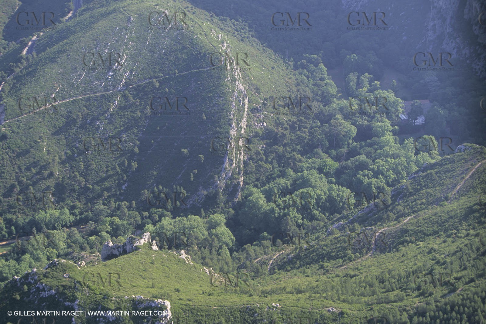 France, Provence, Pays d'Aubagne, collines de Marcel Pagnol