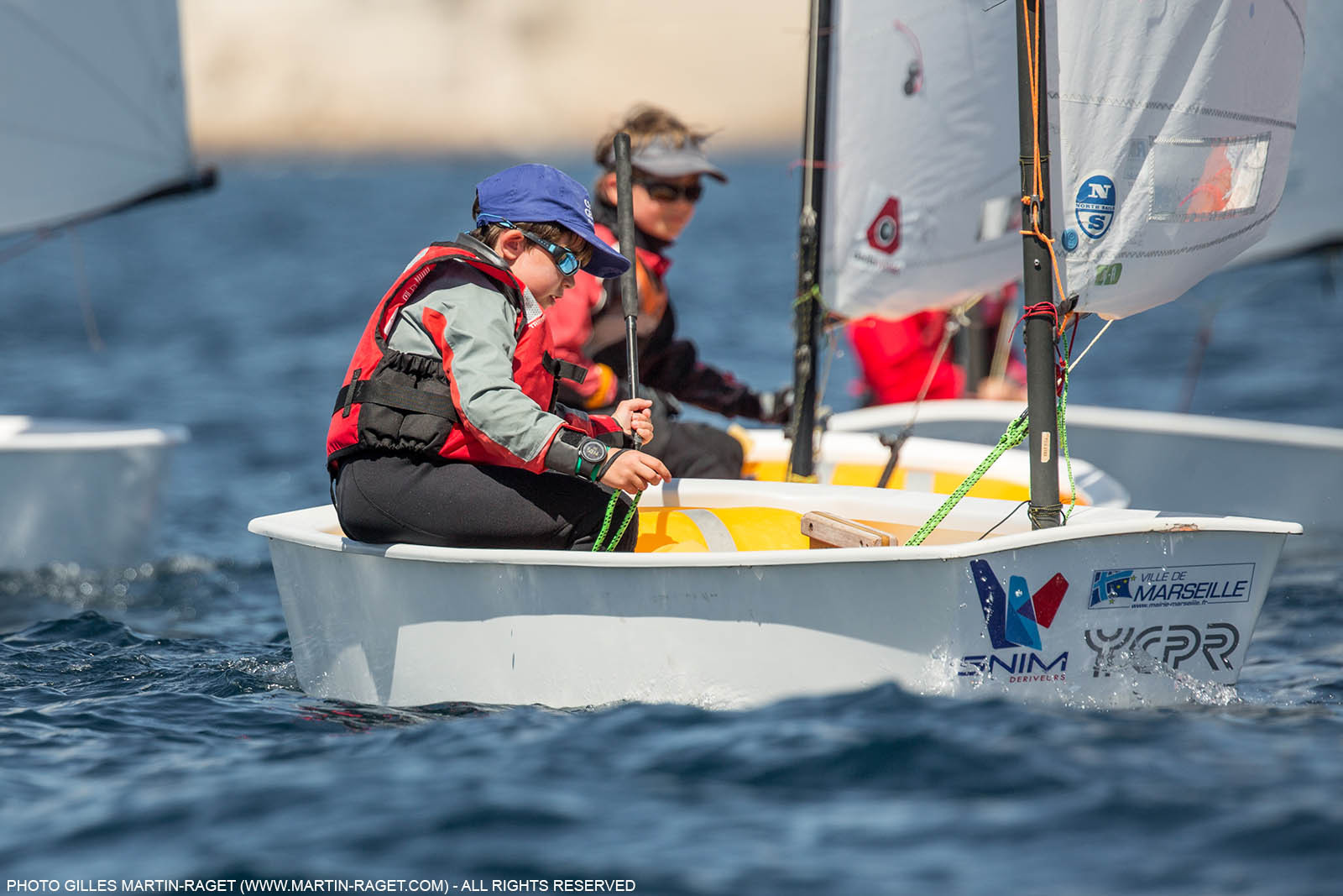 14 04 2016, Marseille (FRA,13), SNIM Dériveurs, Coupe Internationale de Printemps Optimist, Day 4