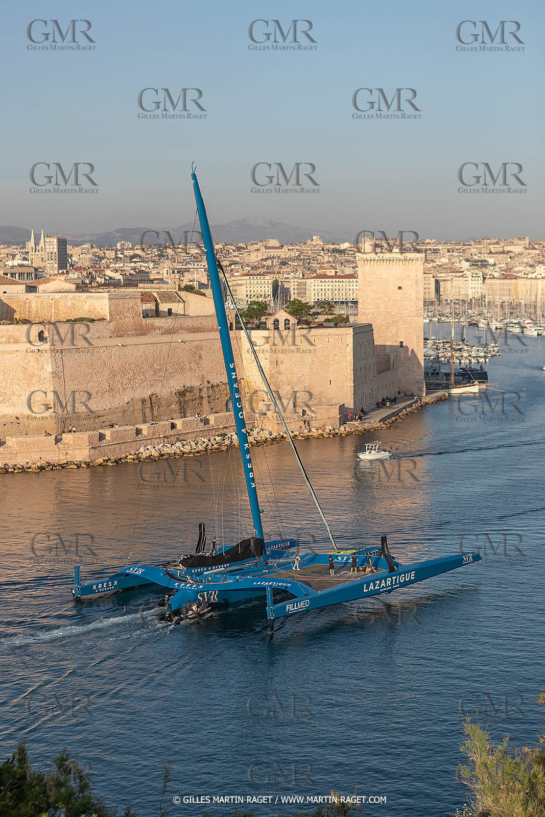 17 05 2022, Marseille (FRA), Arrivée du trimaran Ultim SVR LAZARTIGUE à Marseille