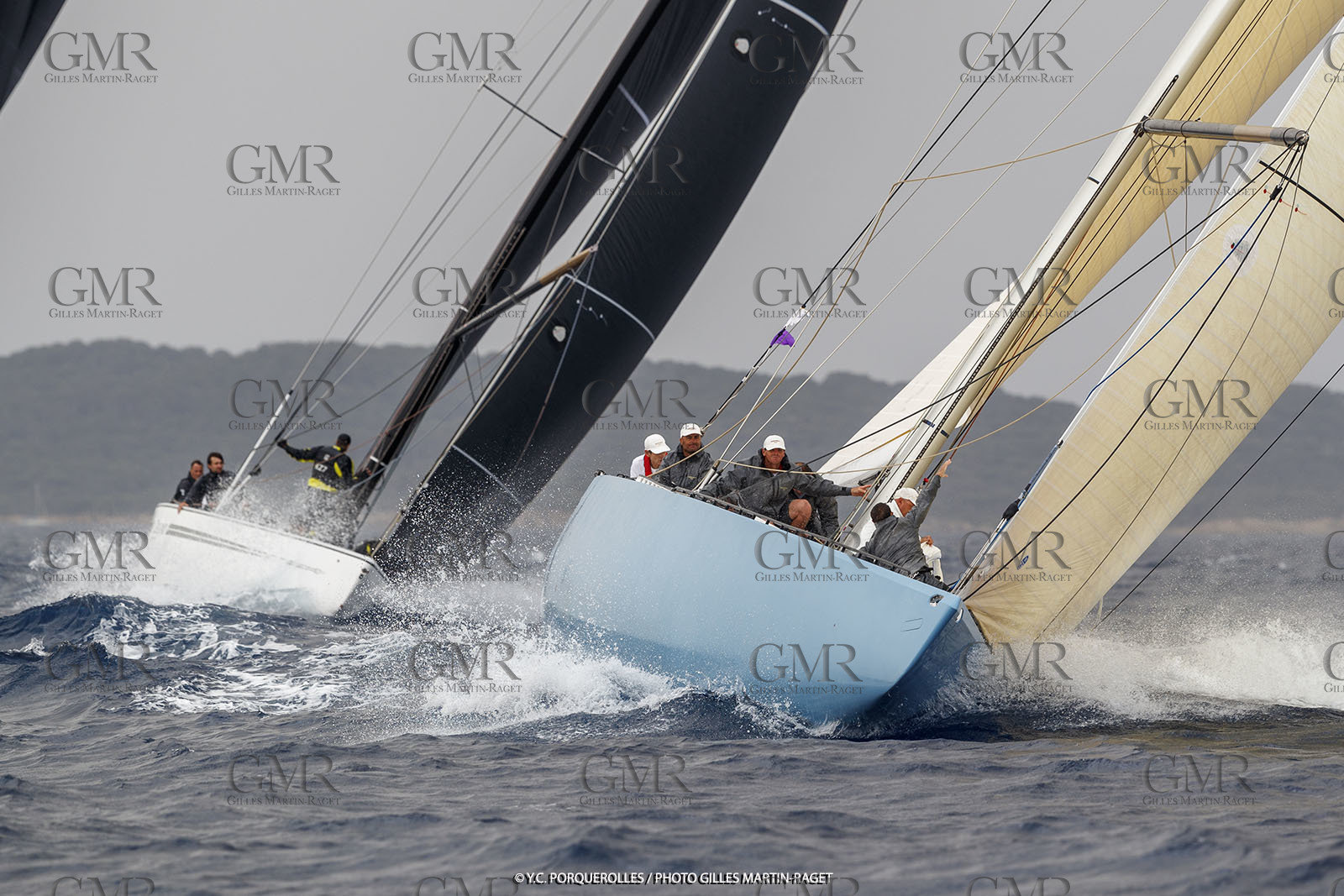 19 06 2024, Porquerolles Island (FRA), Championnat du monde des 12 m JI 2024, Race Day 1