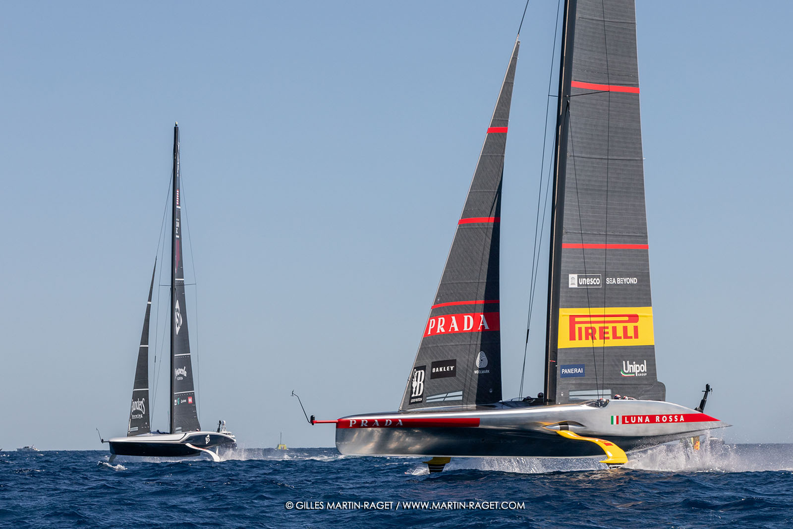 16 09 2024, Barcelona (ESP), 37th America's Cup, Louis Vuitton Cup Semi-final, Race Day 2