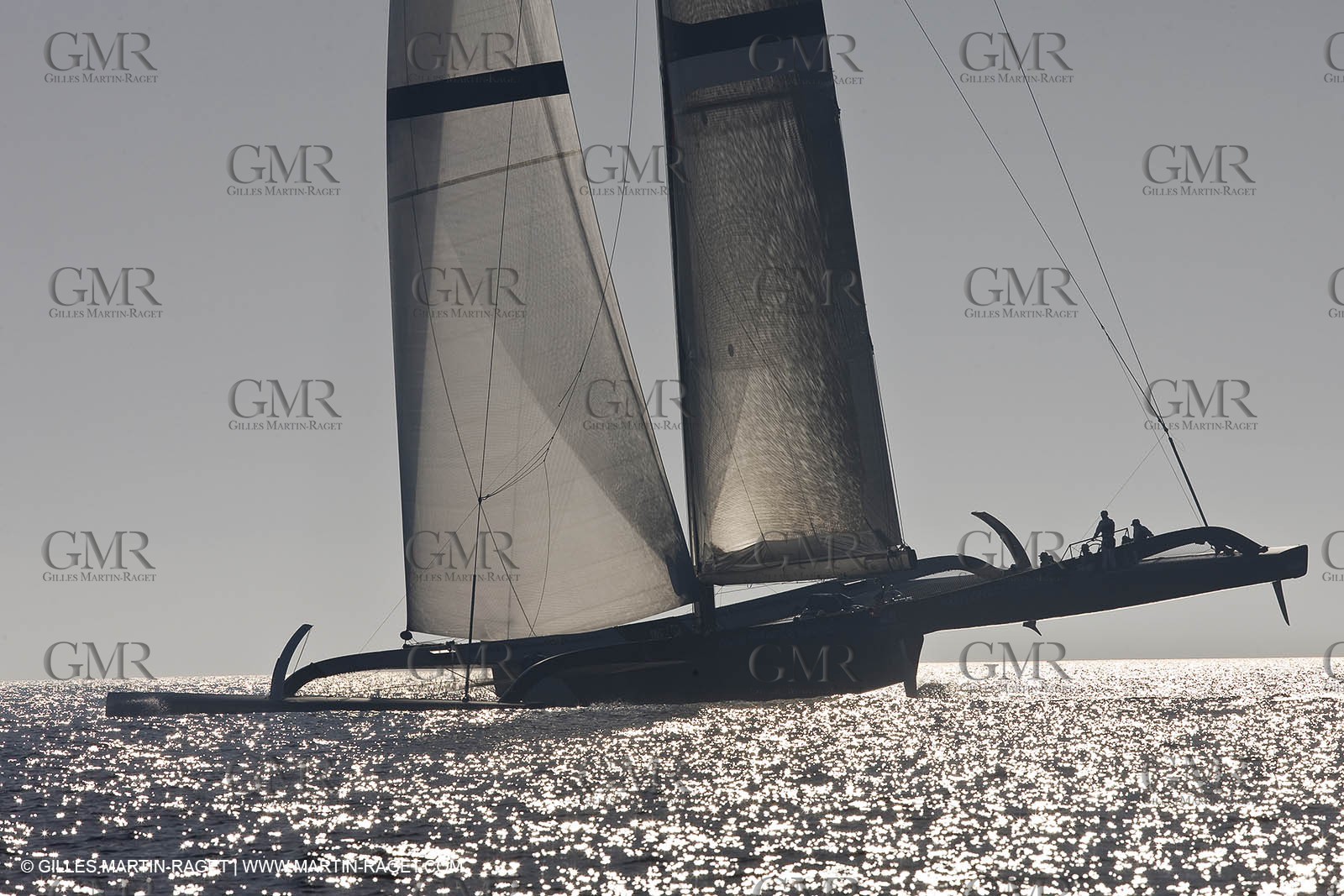 18 11 2008 - San Diego (CA, USA) - America's Cup - BMW ORACLE Racing - 90 ft trimaran sea trials - San Diego