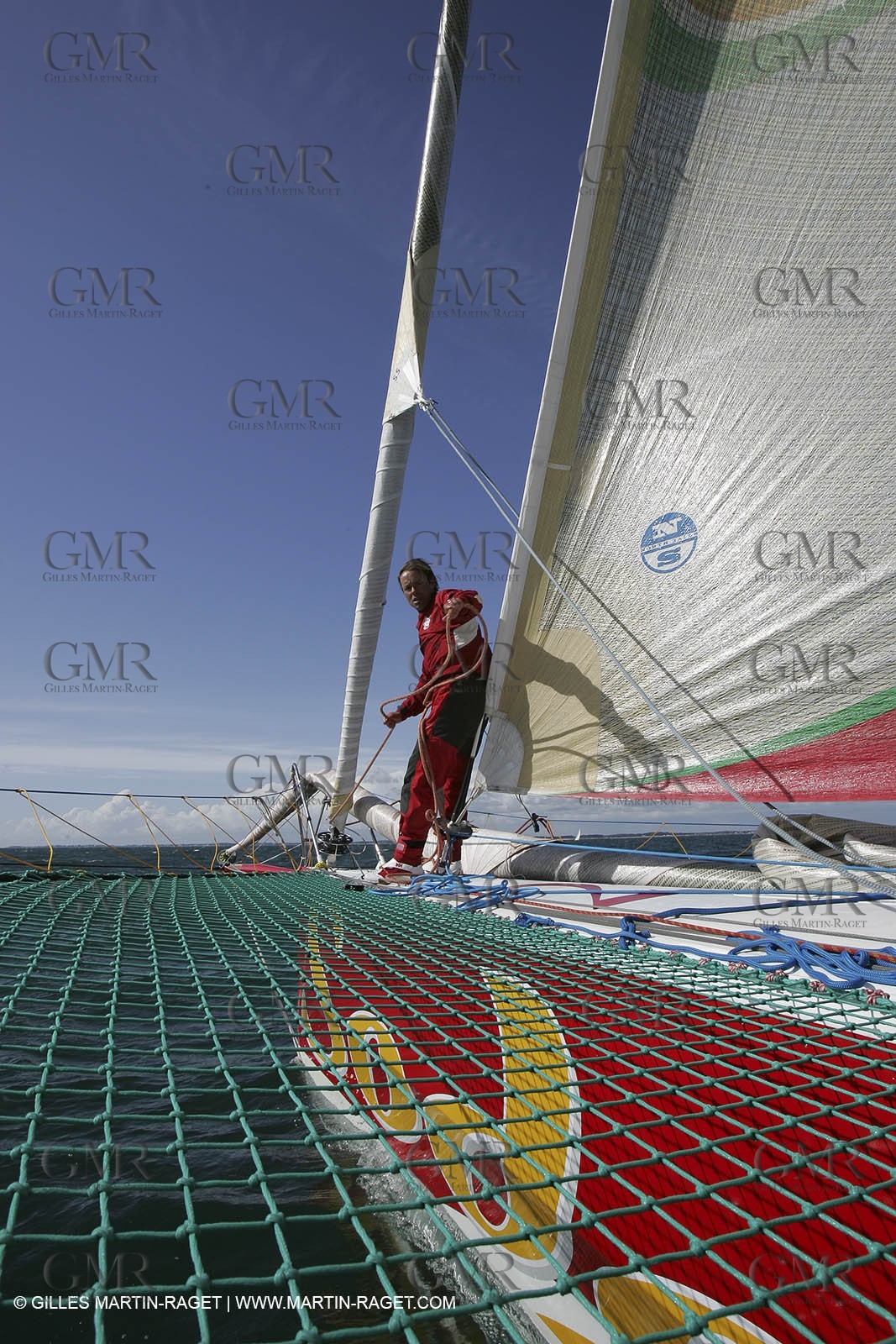 Orma 2005 - Sodebo - April training - Thomas Coville