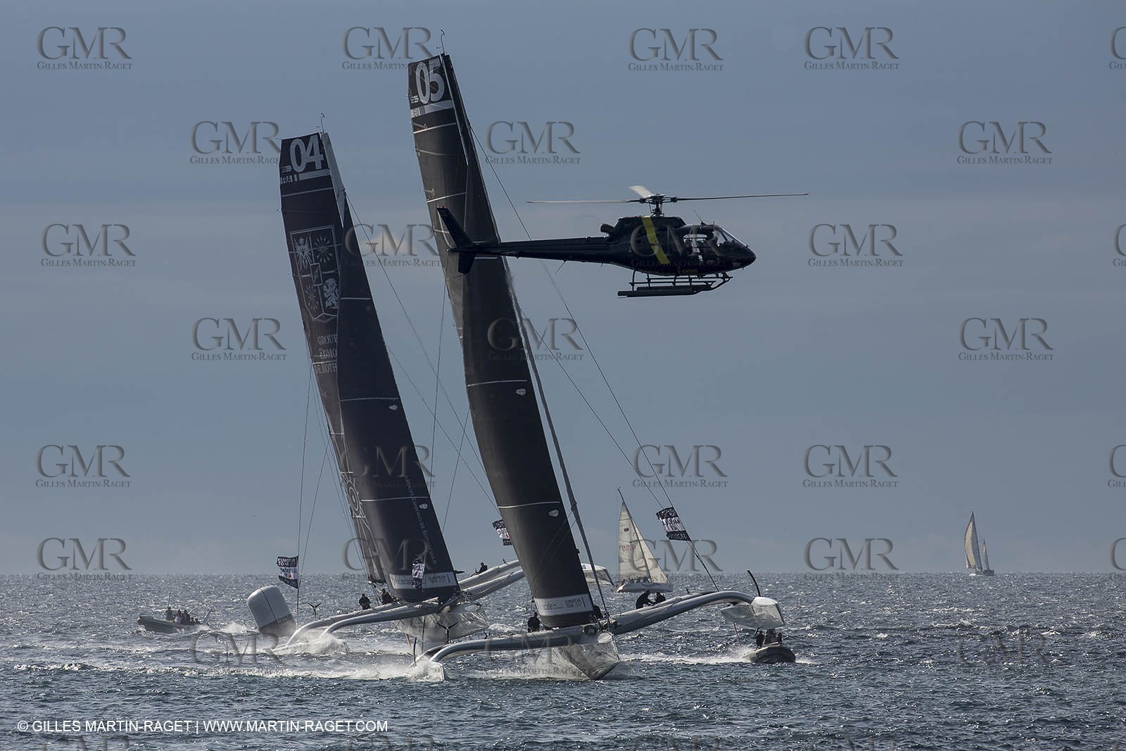 29 09 2012 - Marseille (FRA,13) - Alpari World Match Race Tour - Match Race France 2012 - Day 5 - Final Ian Williams (GBR) Vs William Tiller (NZL)