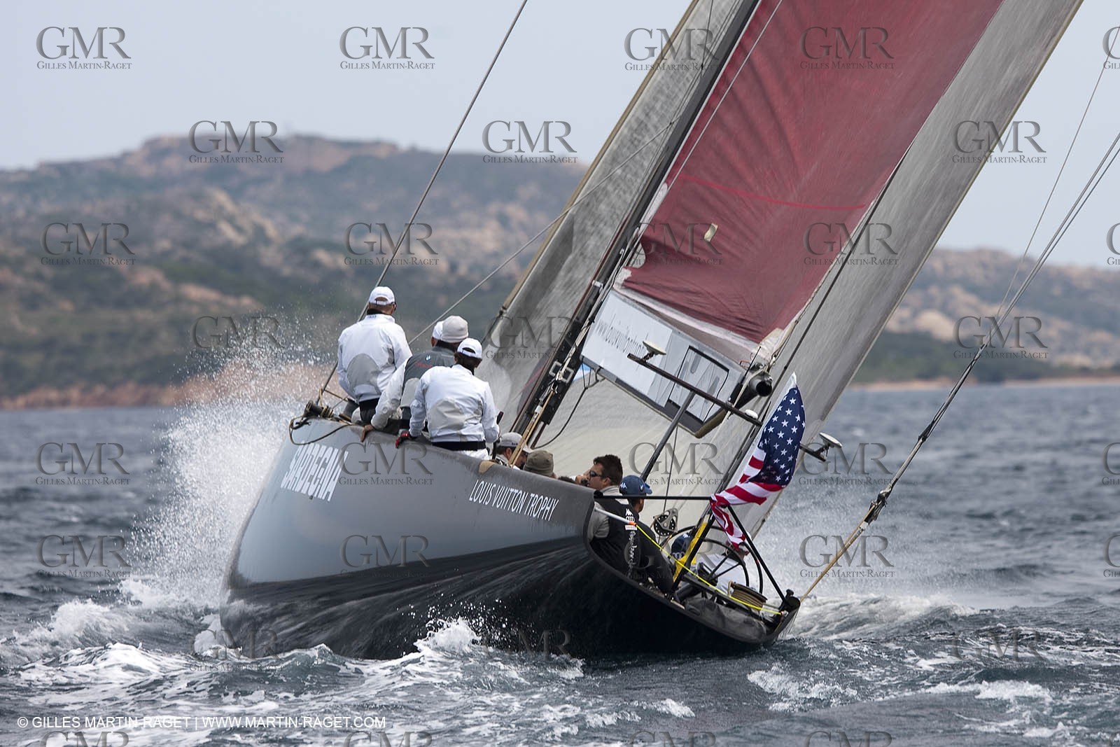19 05 2010 - La Maddalena (ITA, Sardinia) Louis Vuitton Trophy - BMW ORACLE Racing - Training