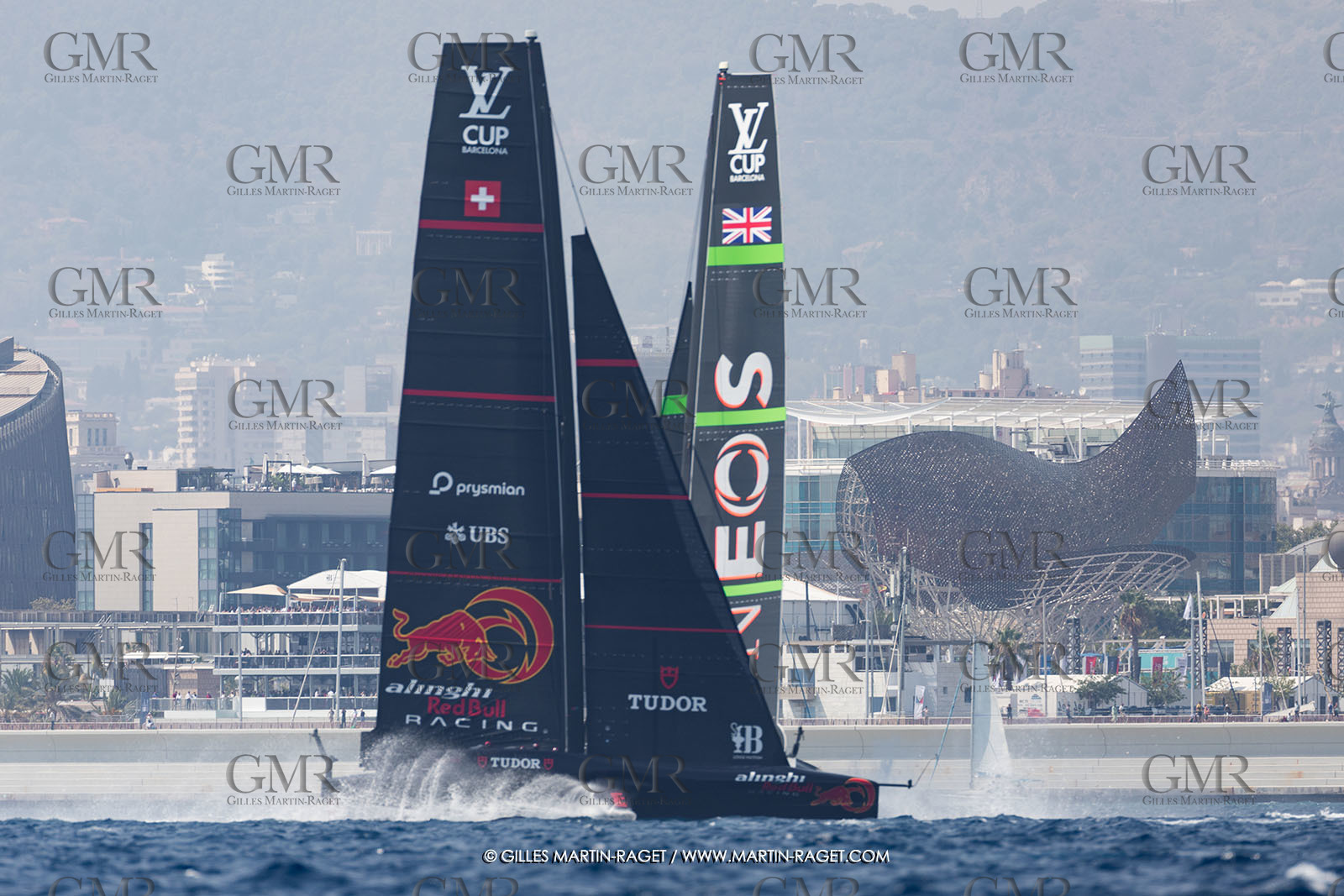 24 08 2024, Barcelona (ESP), Louis Vuitton 37th America's Cup, Louis Vuitton Prelilinary Regatta, Race Day 3