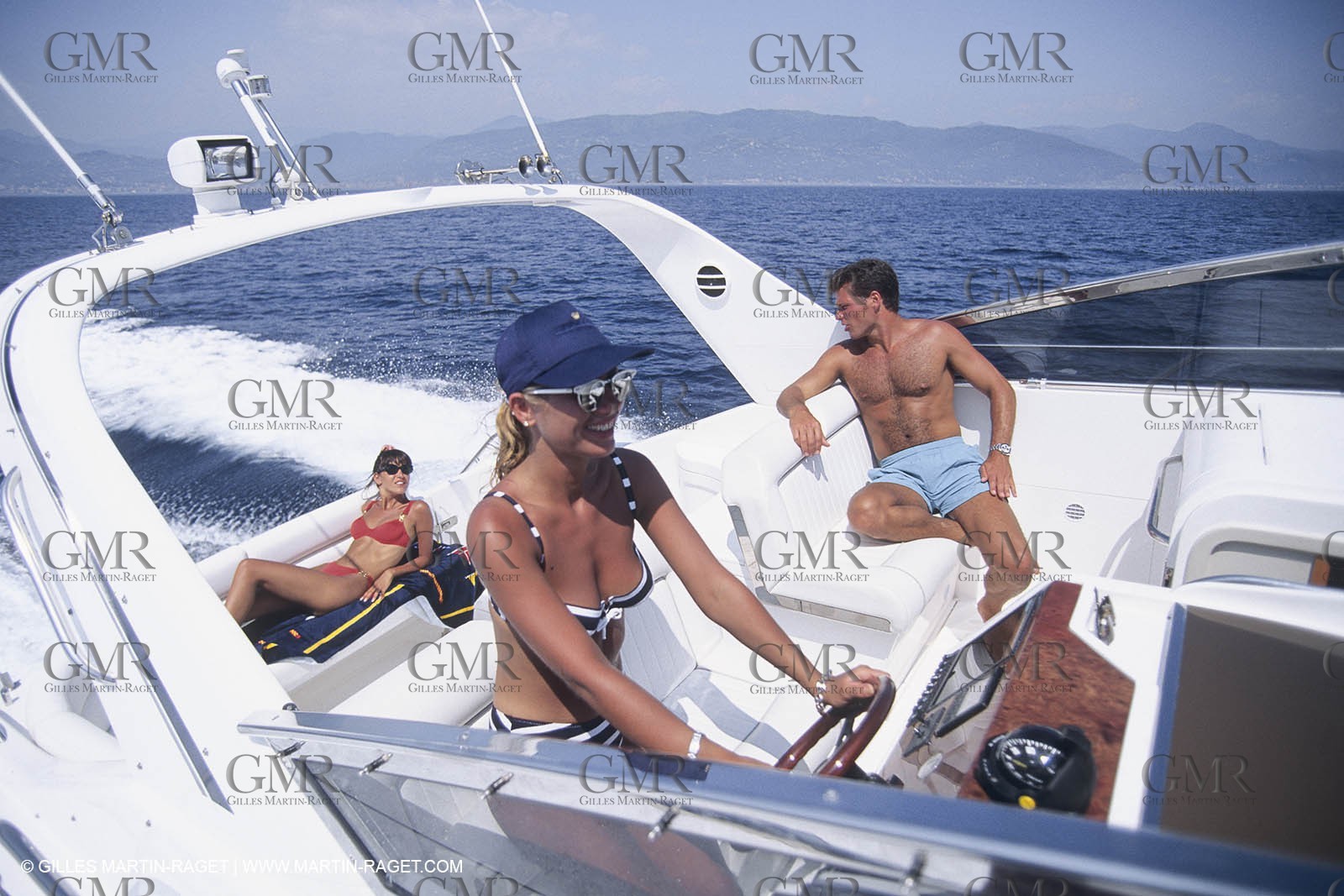 Moteur, croisière, Powerboating, cruising, people, personnages, femmes, couples, enfants, familles