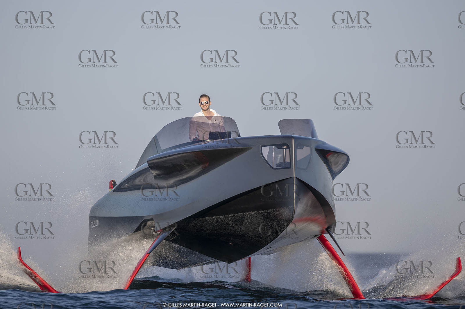 09 08 2018, Saint-Tropez (FRA,83), Foiler, the Flying Yacht by Enata