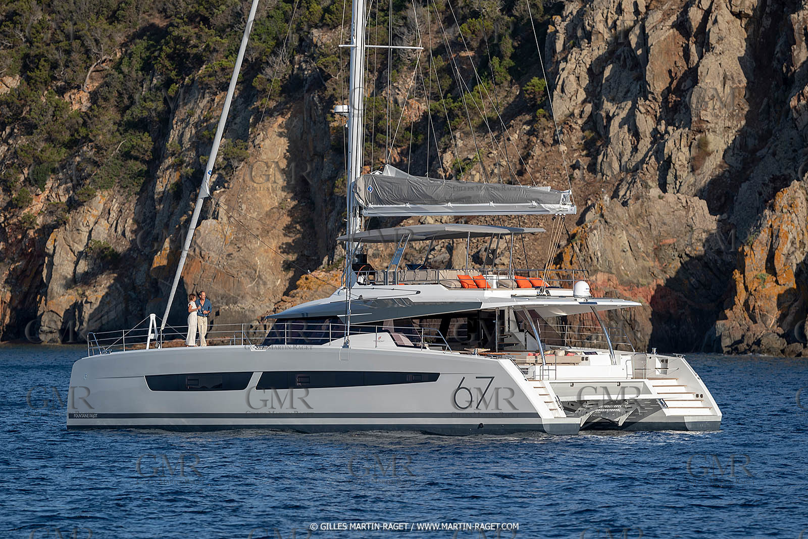 30 08 2018, Porto Vecchio (FRA, South Corsica) Chantier Fountaine-Pajot, Alegria 67