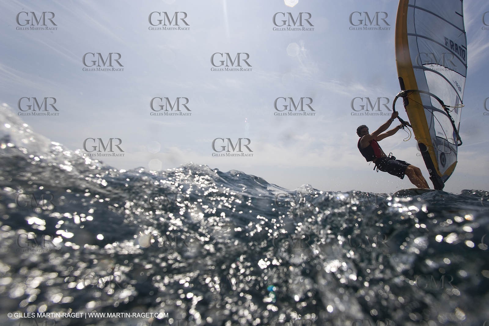 25 04 2007 - Semaine Olympique Française 2007 - Hyères - Jour 4 - Team France - RS:X - Samuel Launay