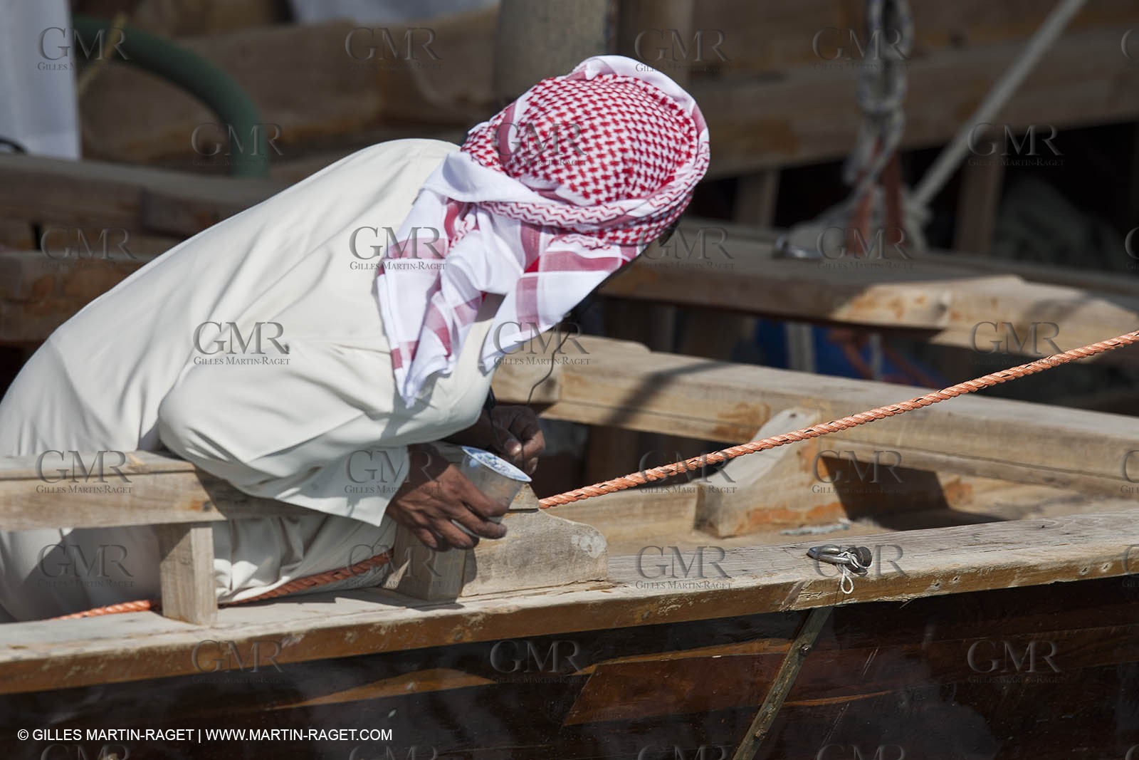 20 11 2010 - Dubai (UAE) - Dubai Louis Vuitton Trophy - Traditionnal dhow races for competing teams