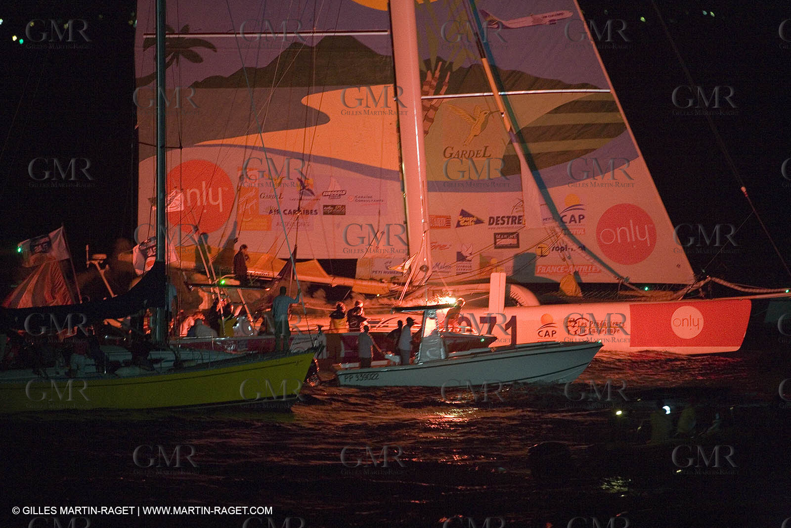 06 11 2006 - Pointe à Pitre Guadelupe (FRA) - Route du Rhum 2006 arrival Thelier Claude (Region Guadeloupe)