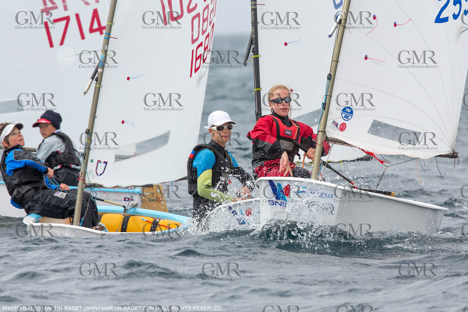 15 04 2016, Marseille (FRA,13), SNIM Dériveurs, Coupe Internationale de Printemps Optimist, Final Day