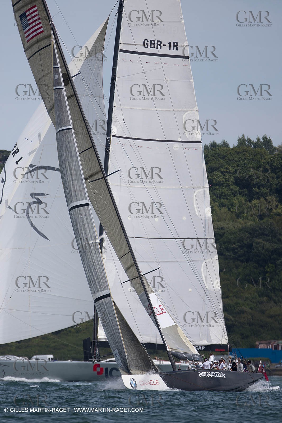 02 08 2010 - Cowes (UK, IOW) - The 1851 Cup -  BMW ORACLE Racing - Training Day.