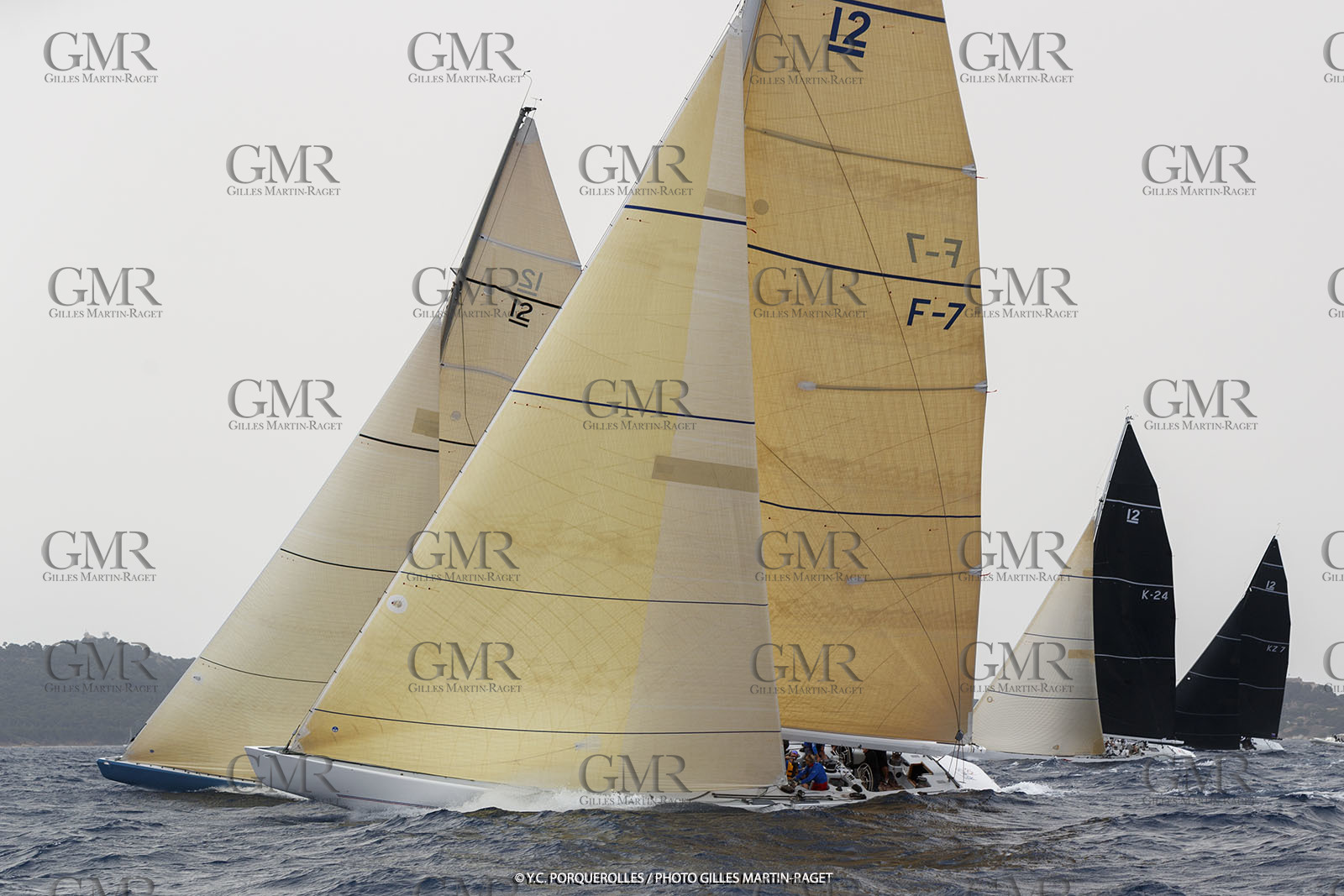 19 06 2024, Porquerolles Island (FRA), Championnat du monde des 12 m JI 2024, Race Day 1